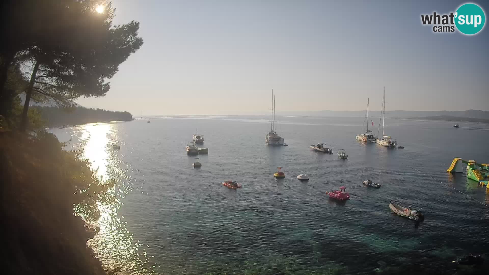 Webcam Strand Potočine Bol – Liveblick auf Borak Beach, Insel Brač