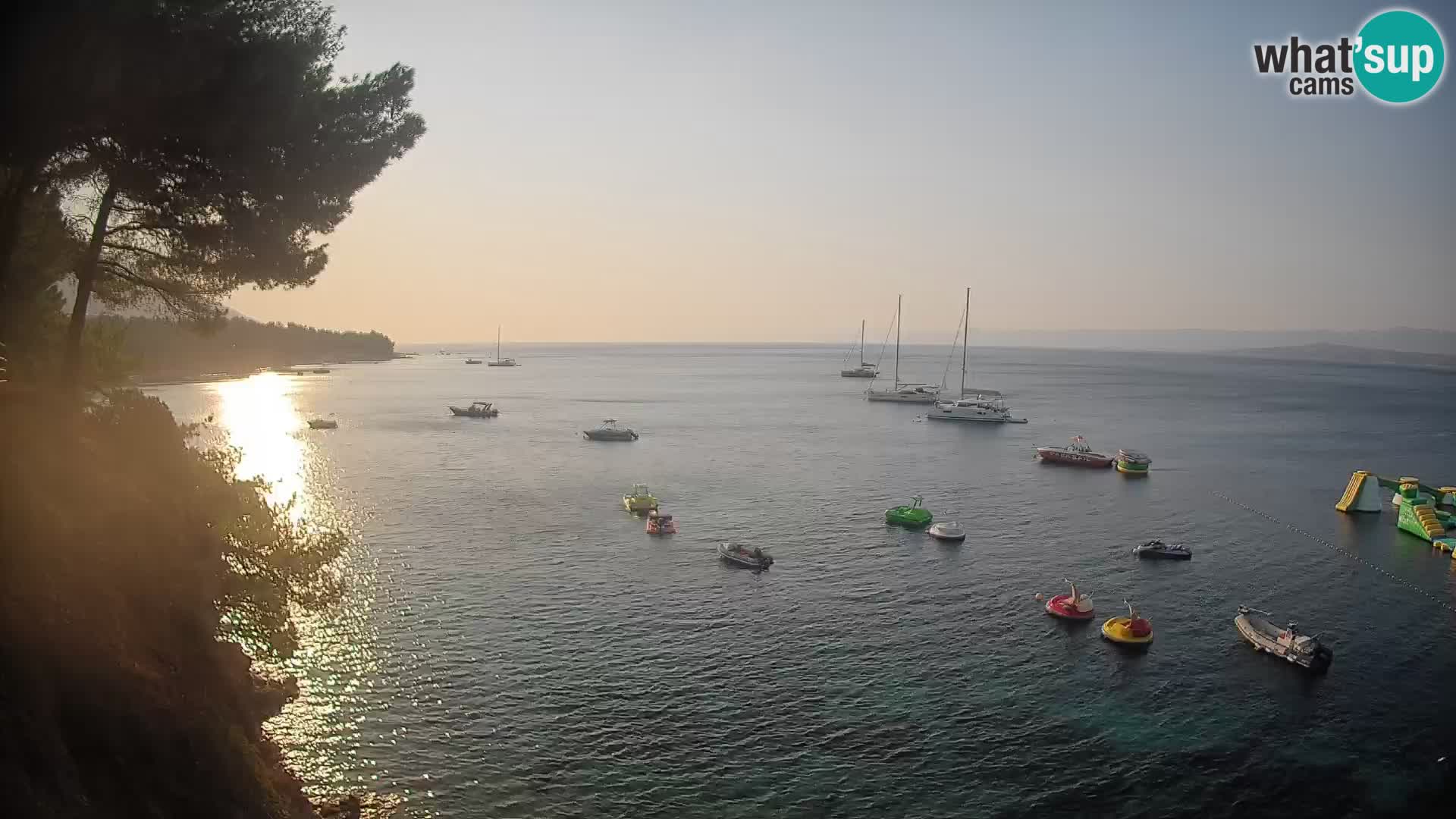 Webcam Playa Potočine Bol – Vista en vivo de Borak Beach, Isla de Brač