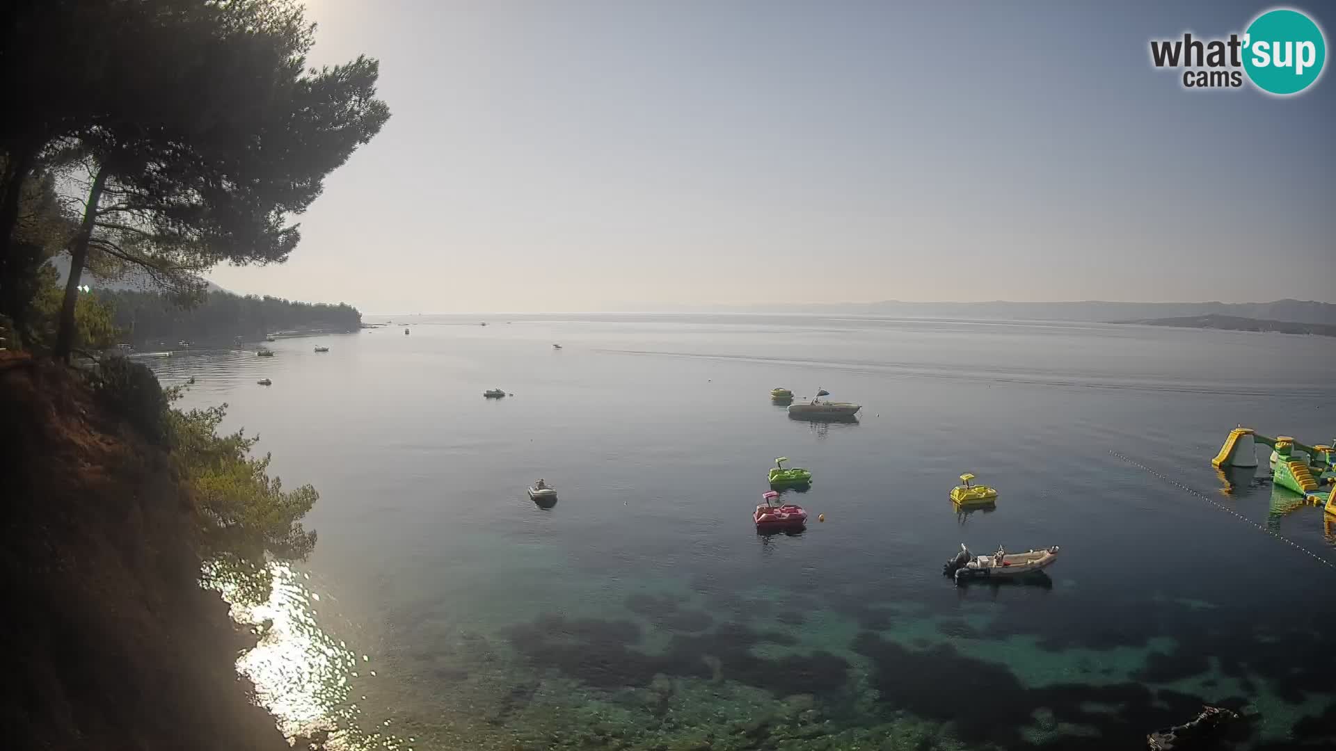 Webcam Potočine Beach Bol – Live View of Borak Beach, Brač Island