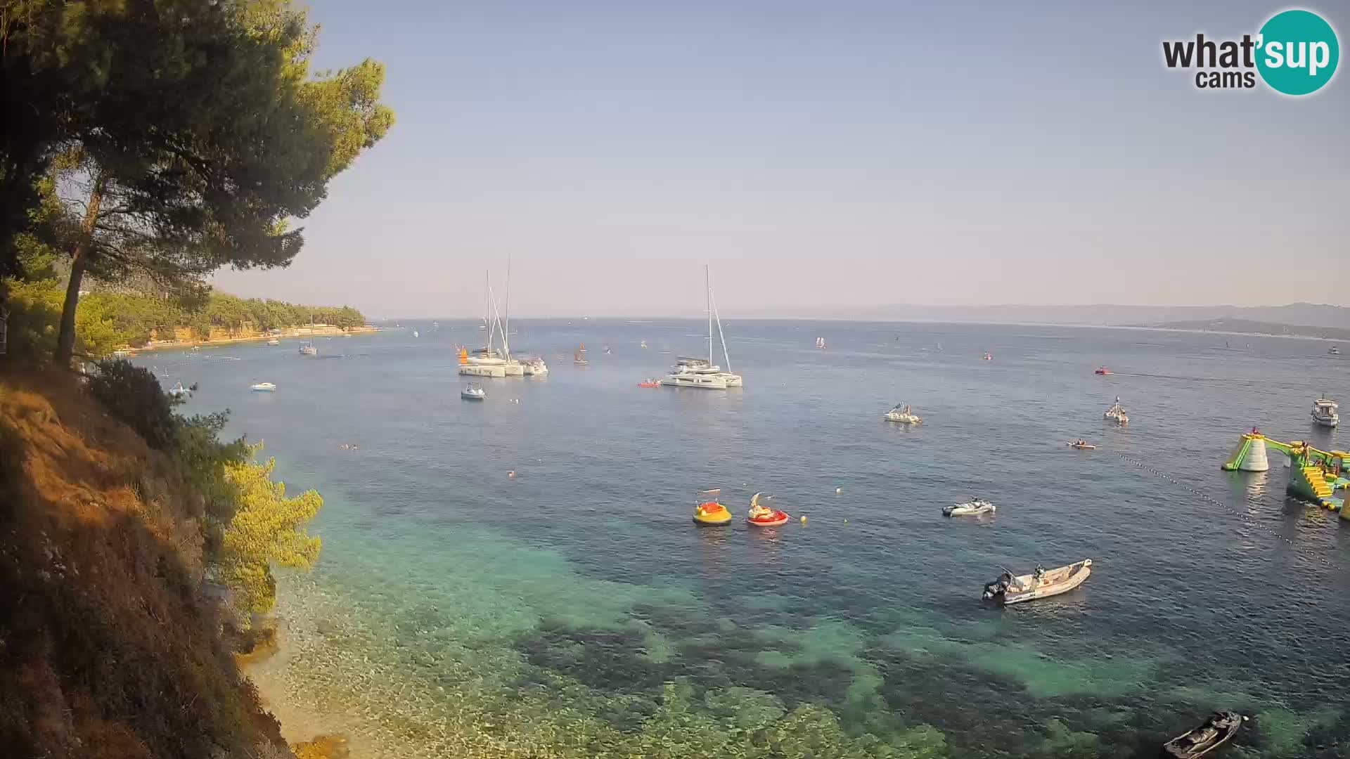 Webcam Playa Potočine Bol – Vista en vivo de Borak Beach, Isla de Brač
