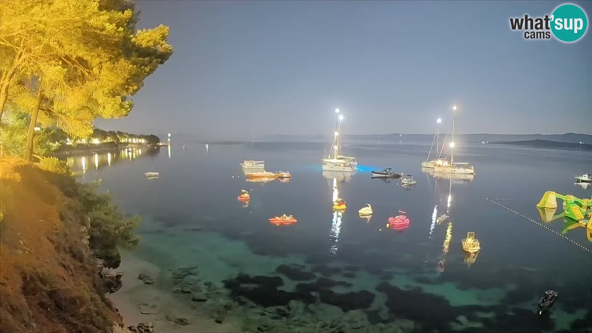 Webcam Strand Potočine Bol – Liveblick auf Borak Beach, Insel Brač