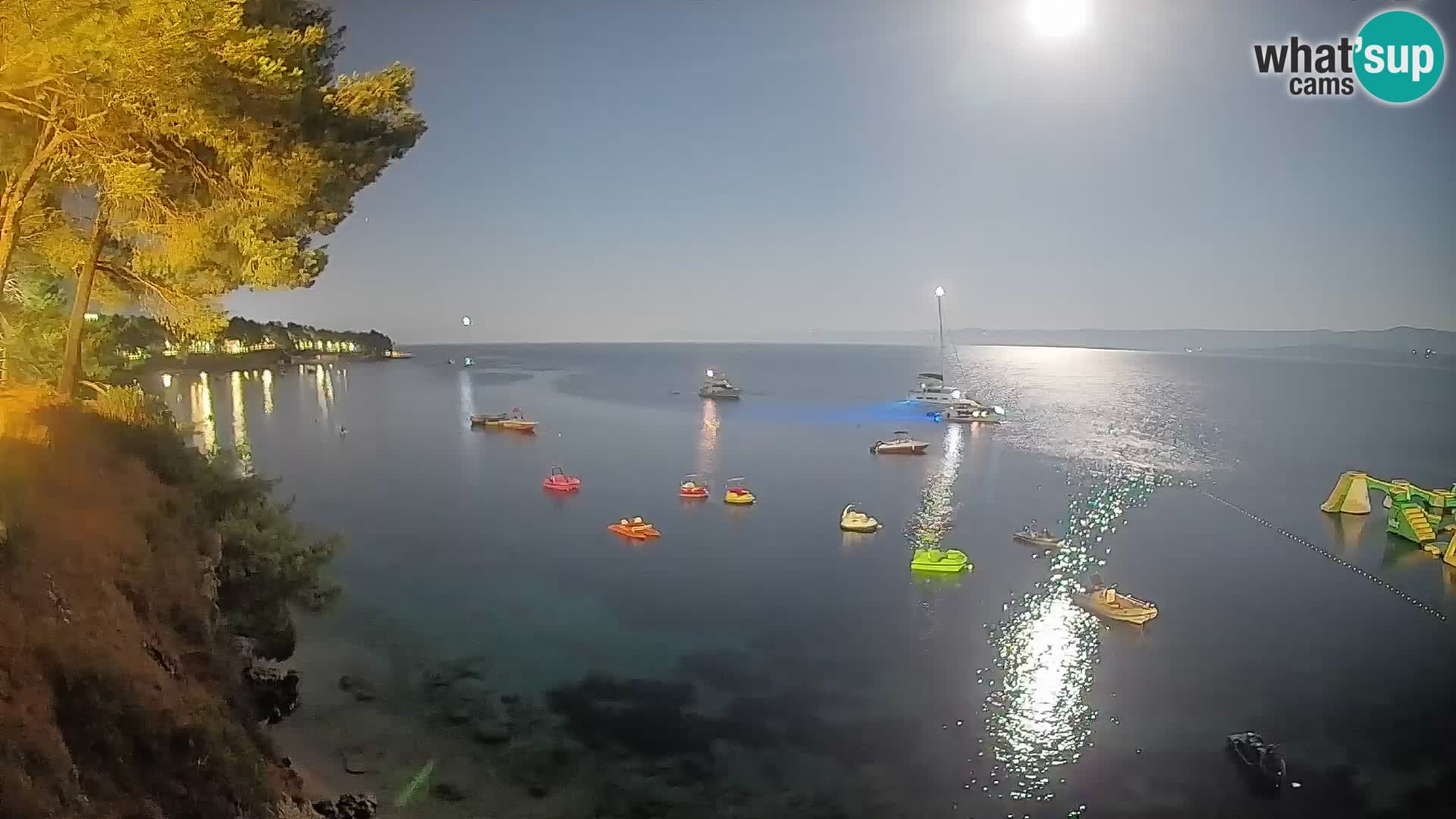 Webcam Potočine Beach Bol – Live View of Borak Beach, Brač Island