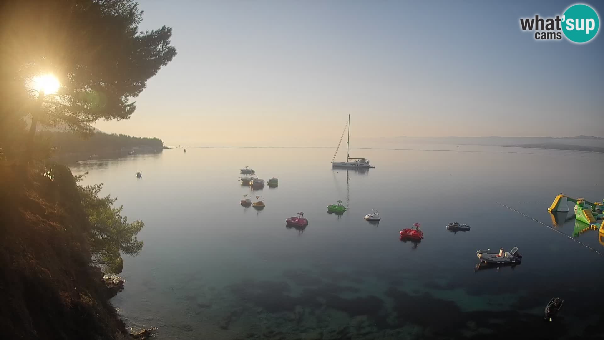 Webcam Strand Potočine Bol – Liveblick auf Borak Beach, Insel Brač
