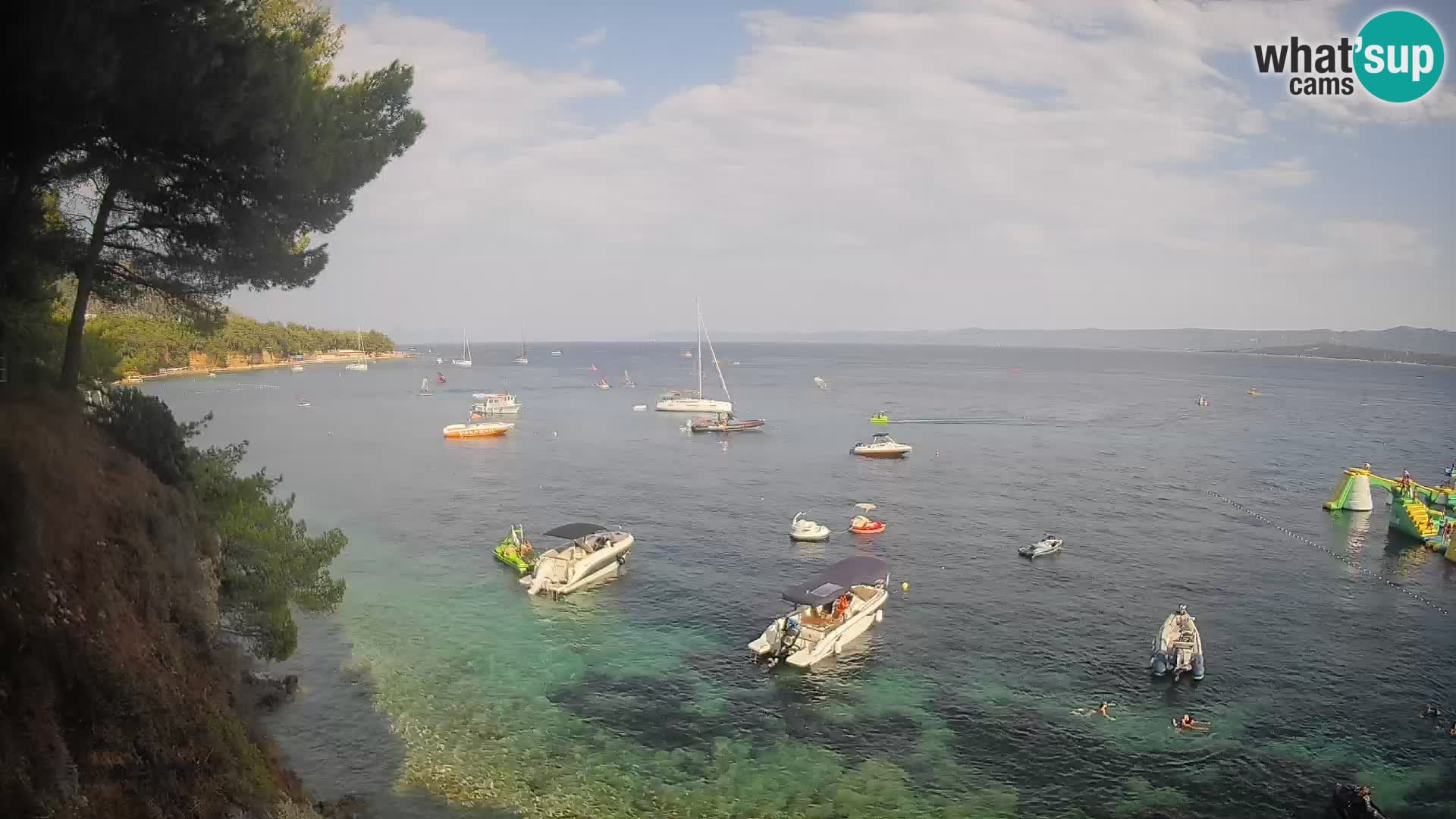 Webcam Potočine Beach Bol – Live View of Borak Beach, Brač Island
