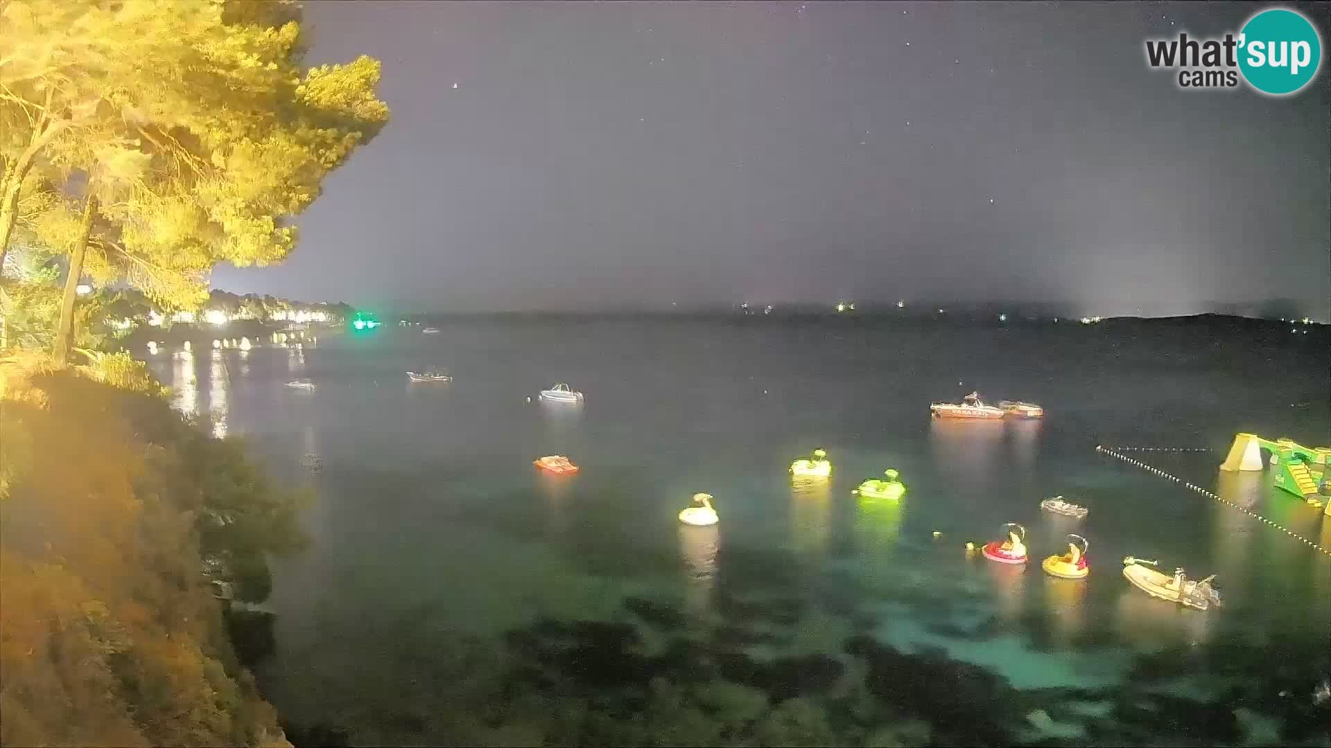Webcam Potočine Beach Bol – Live View of Borak Beach, Brač Island