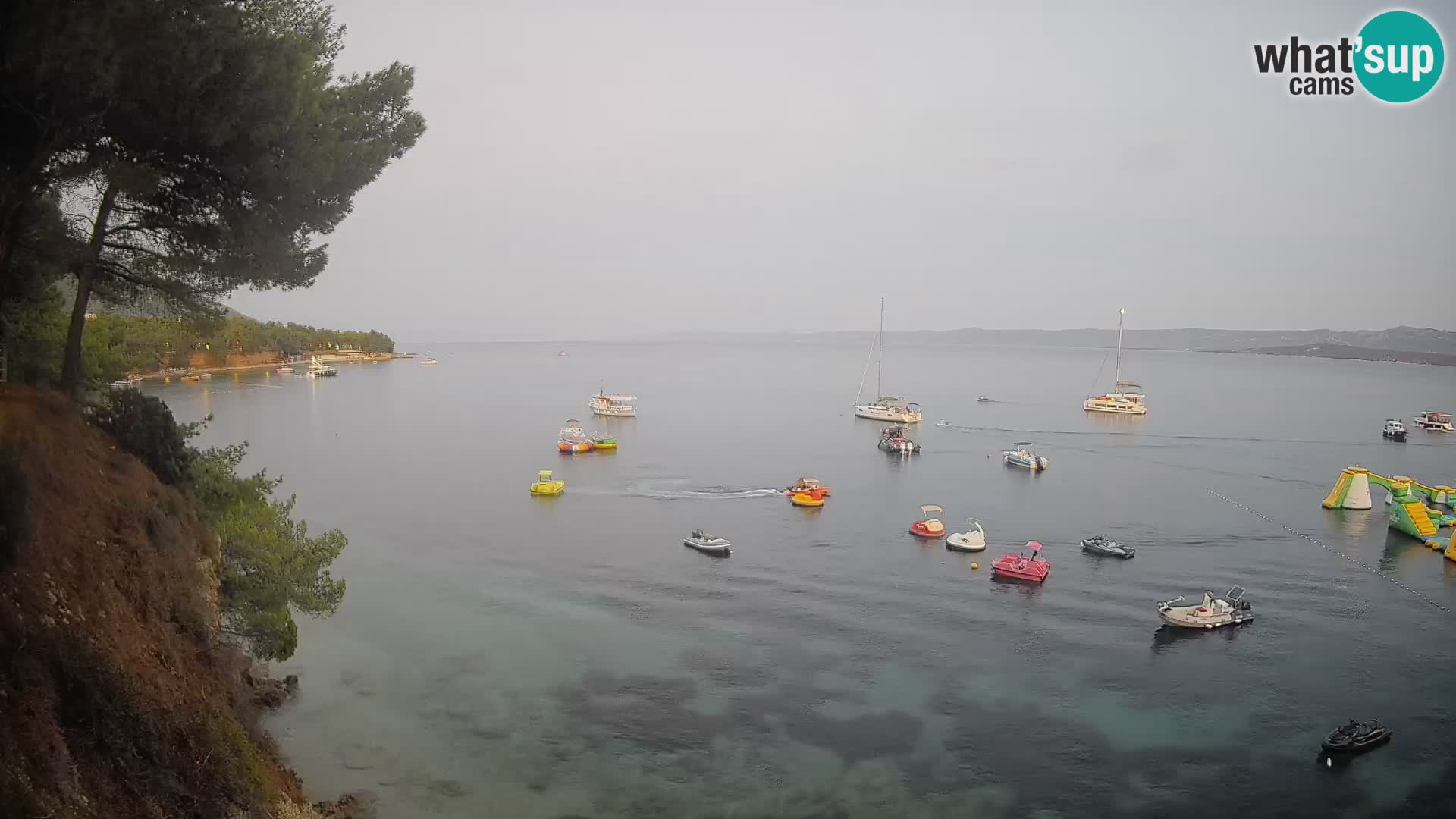Webcam Strand Potočine Bol – Liveblick auf Borak Beach, Insel Brač