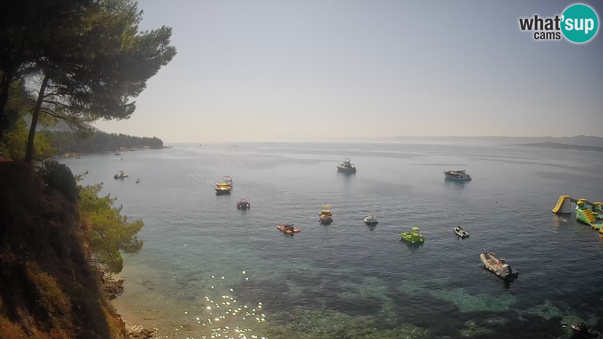 Webcam Playa Potočine Bol – Vista en vivo de Borak Beach, Isla de Brač