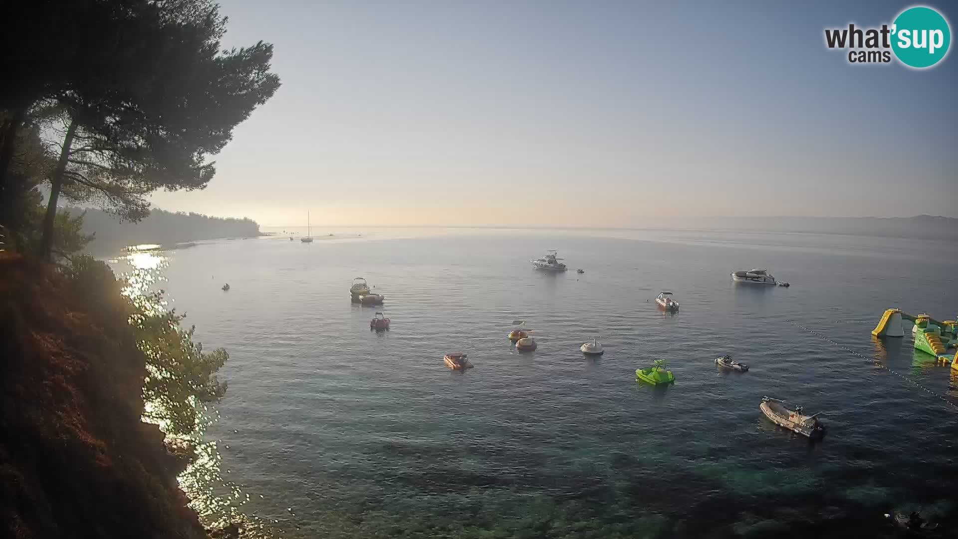 Webcam Playa Potočine Bol – Vista en vivo de Borak Beach, Isla de Brač