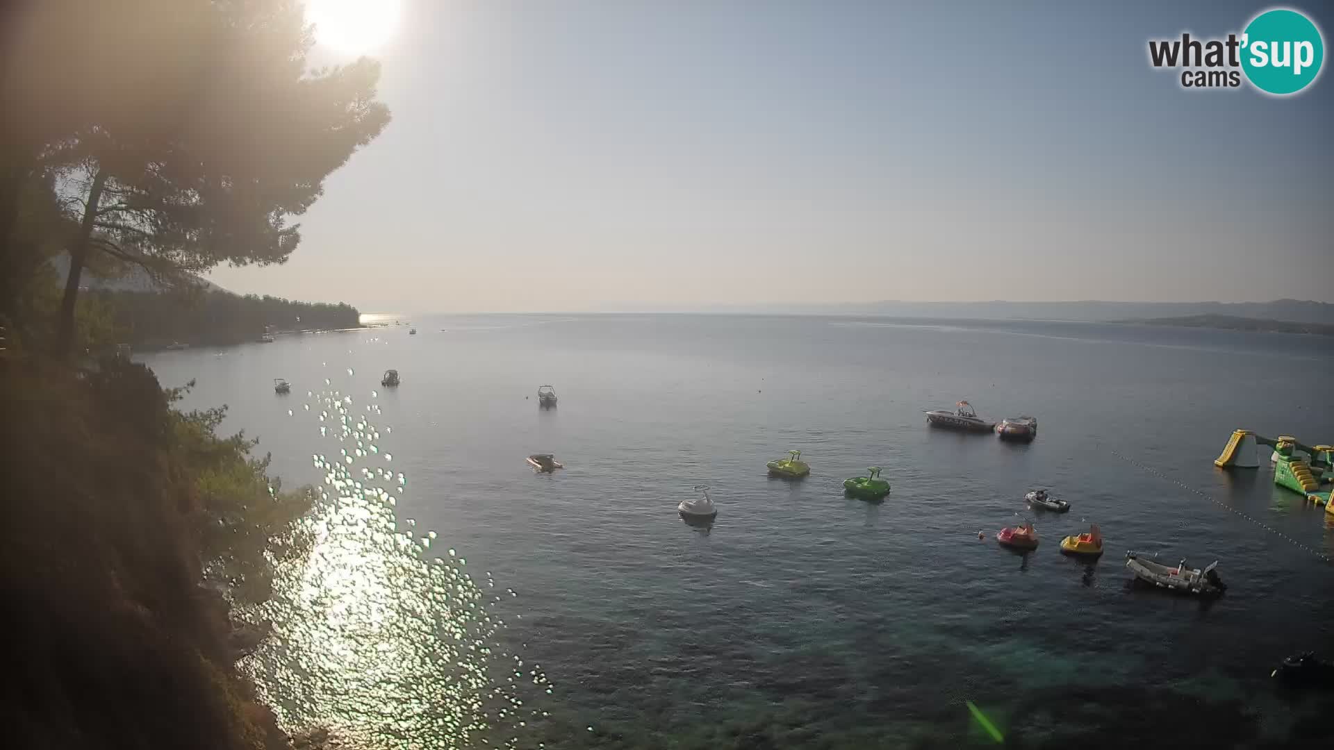Webcam Playa Potočine Bol – Vista en vivo de Borak Beach, Isla de Brač