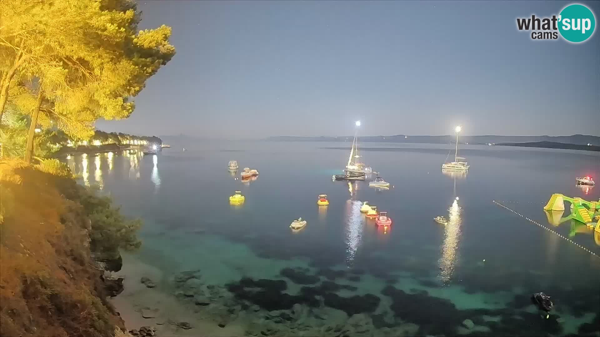 Webcam Potočine Beach Bol – Live View of Borak Beach, Brač Island