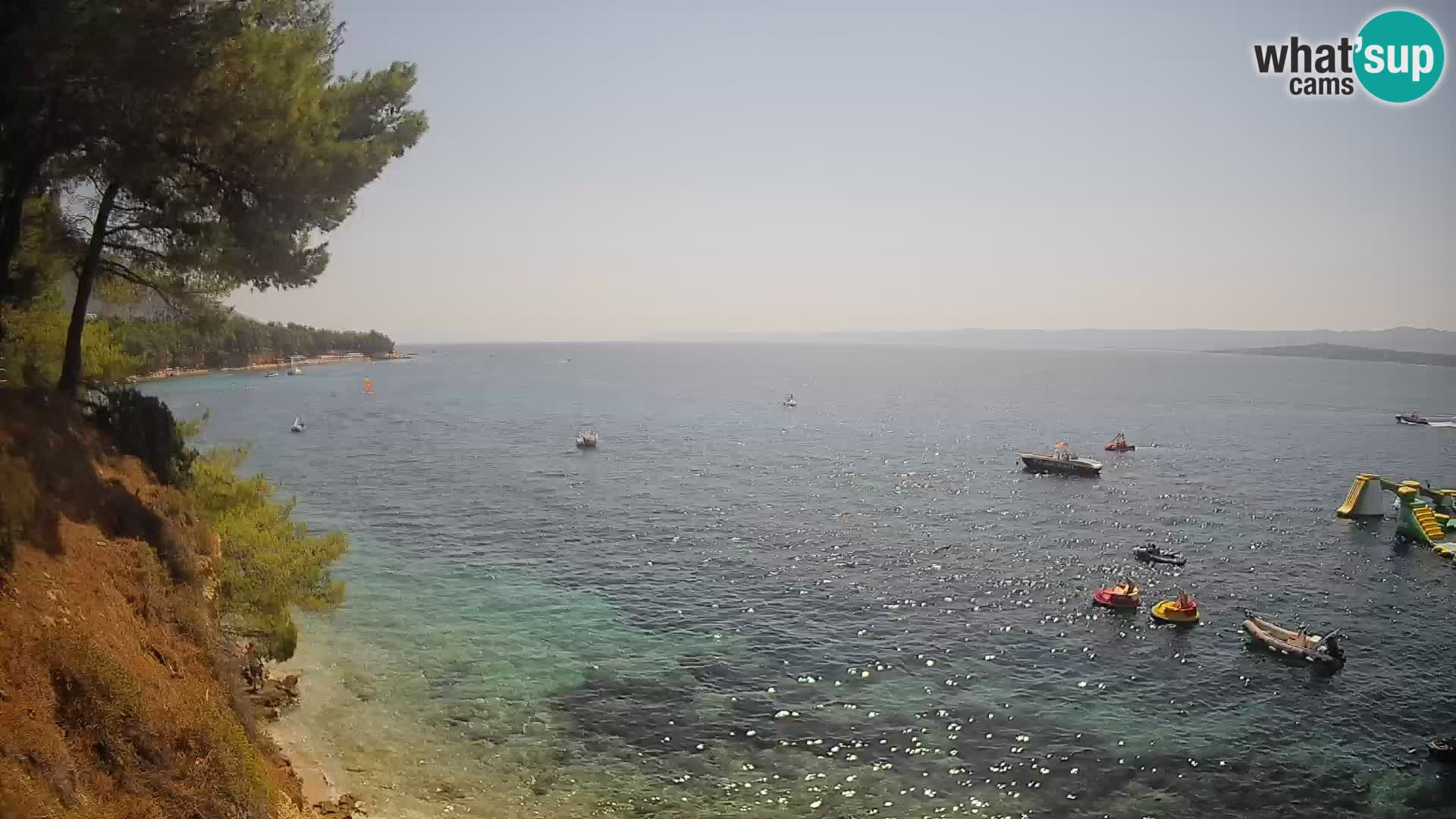 Webcam Strand Potočine Bol – Liveblick auf Borak Beach, Insel Brač