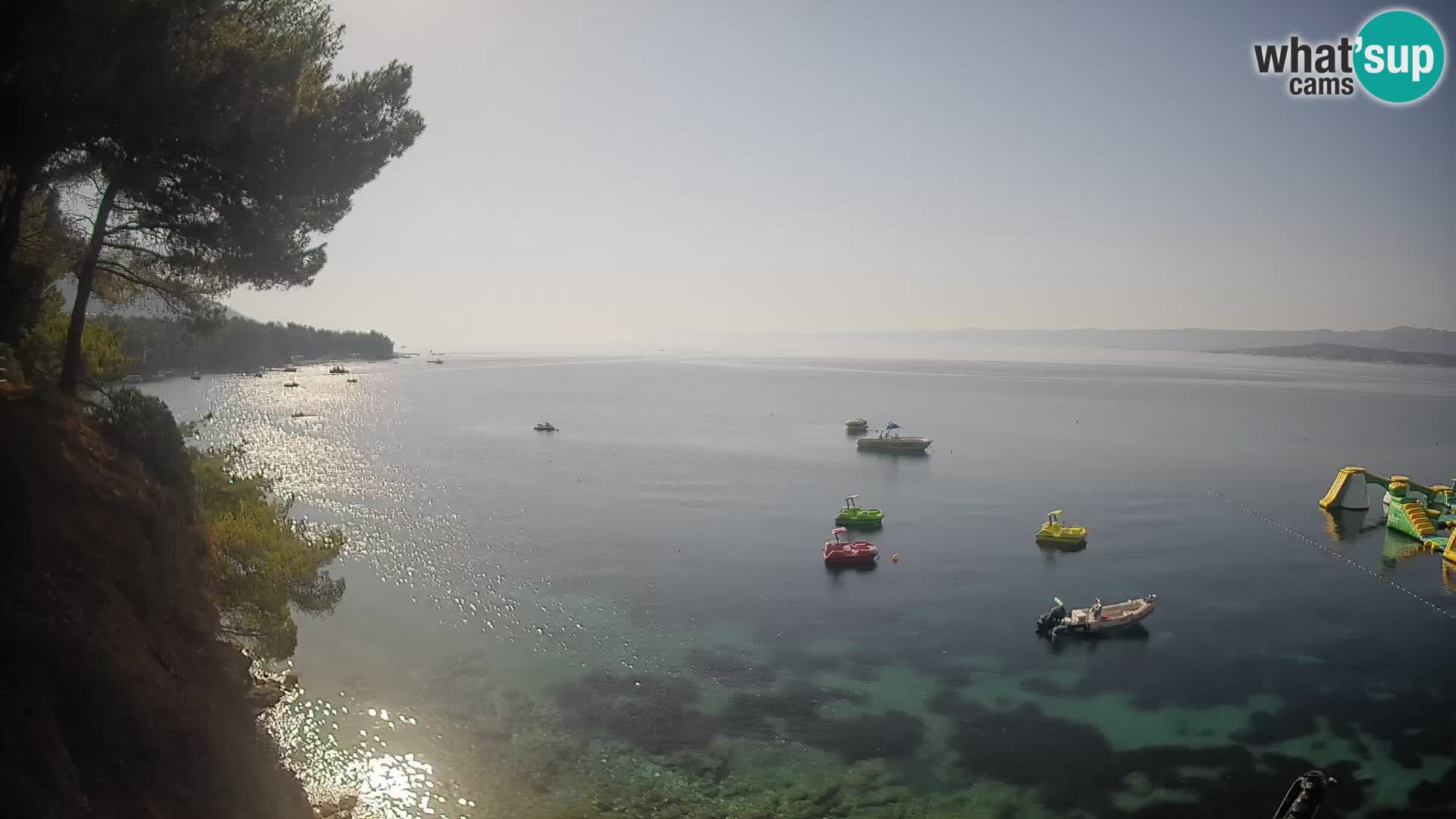 Webcam plage Potočine Bol – Vue en direct sur Borak Beach, île de Brač