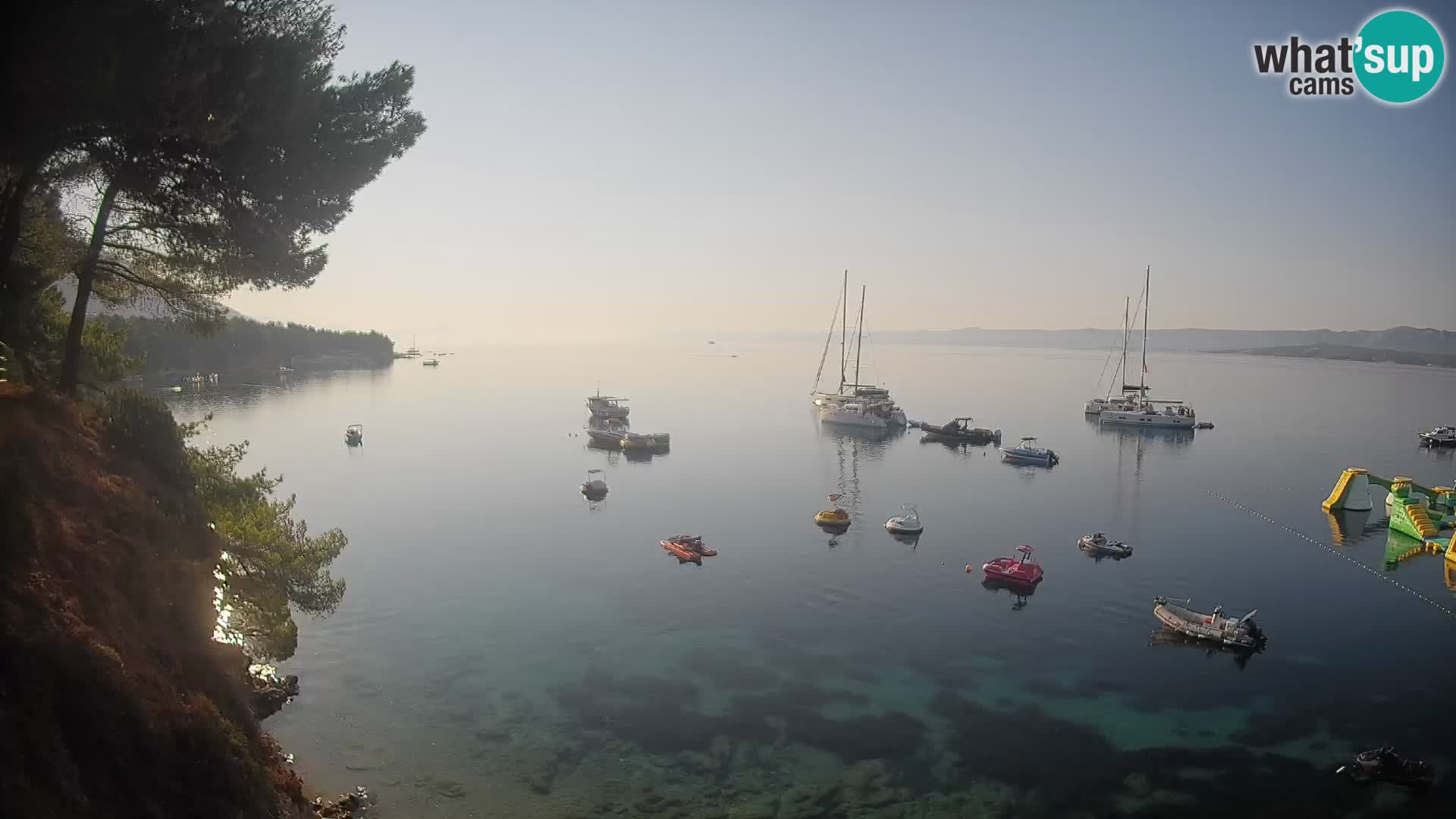 Webcam Strand Potočine Bol – Liveblick auf Borak Beach, Insel Brač