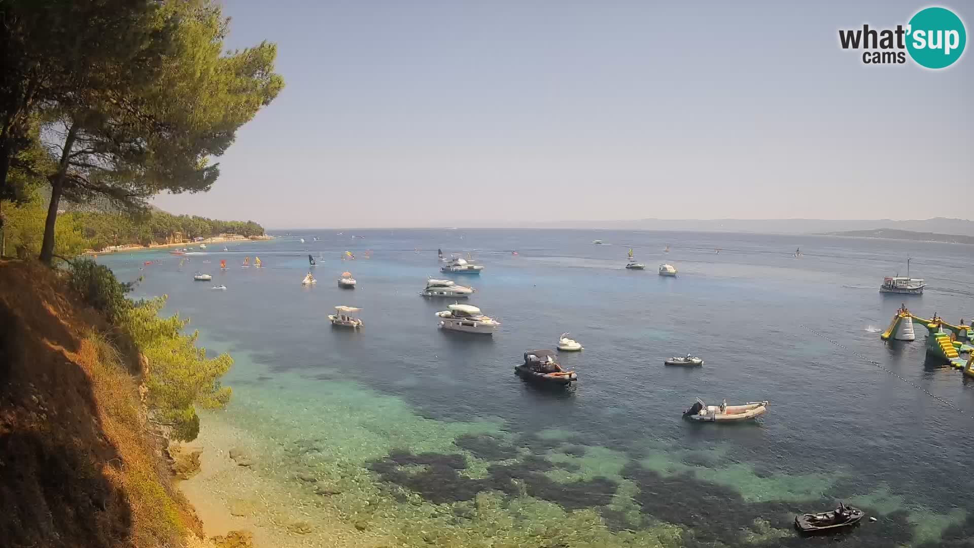 Webcam Potočine Beach Bol – Live View of Borak Beach, Brač Island
