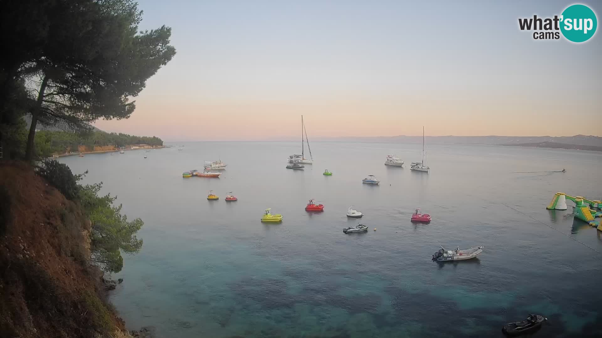 Webcam Potočine Beach Bol – Live View of Borak Beach, Brač Island