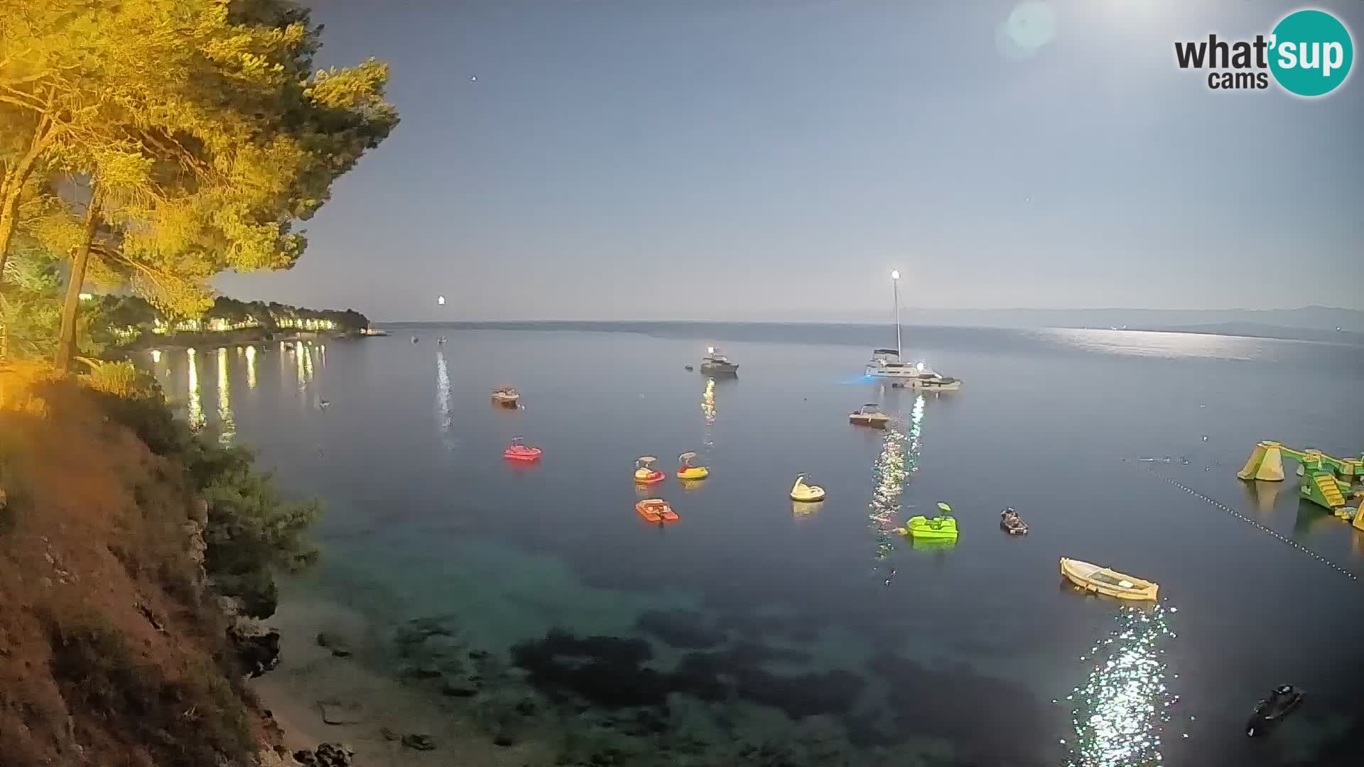 Webcam Potočine Beach Bol – Live View of Borak Beach, Brač Island