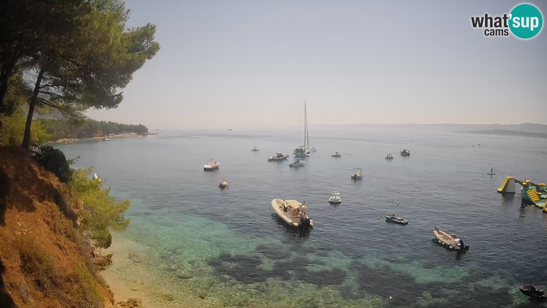 Webcam Strand Potočine Bol – Liveblick auf Borak Beach, Insel Brač