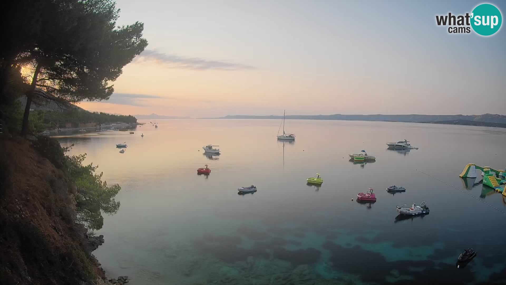 Webcam plage Potočine Bol – Vue en direct sur Borak Beach, île de Brač