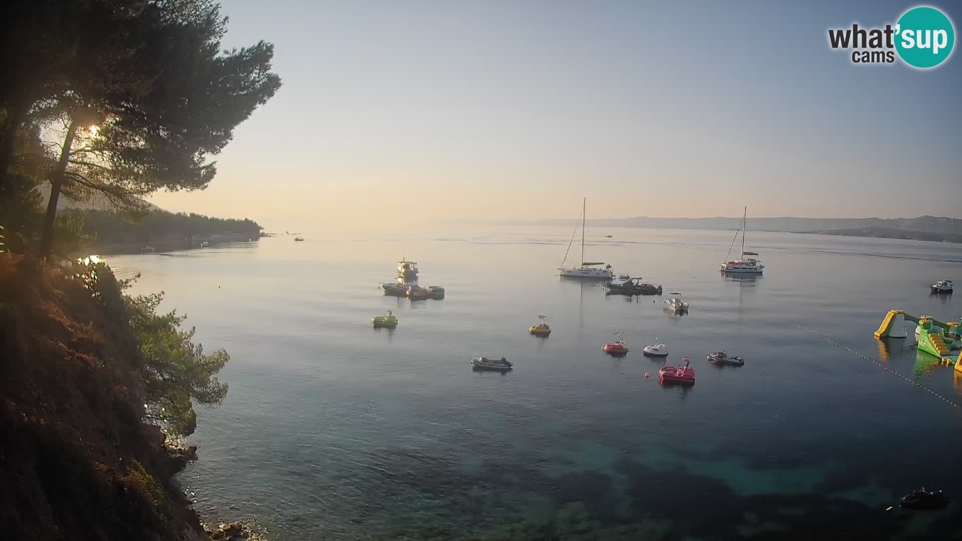 Webcam Strand Potočine Bol – Liveblick auf Borak Beach, Insel Brač