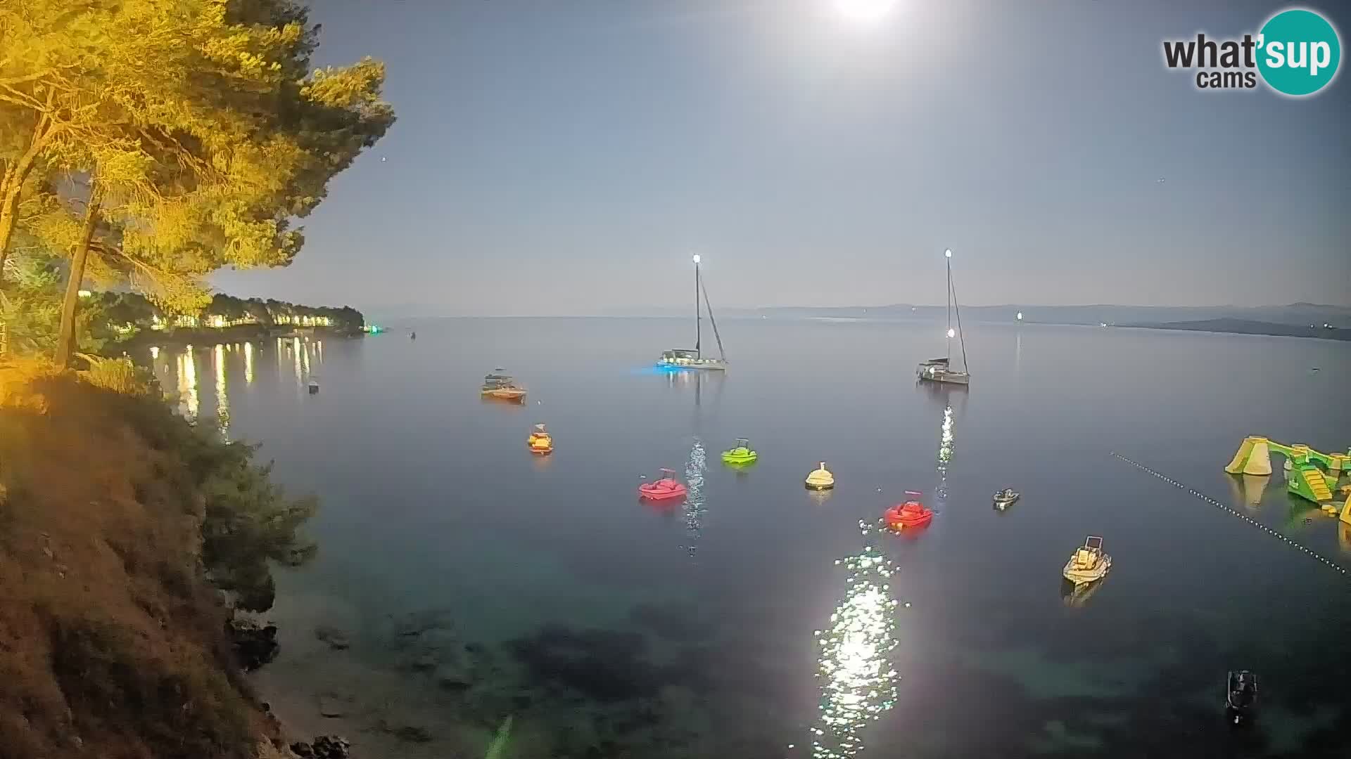Webcam Potočine Beach Bol – Live View of Borak Beach, Brač Island
