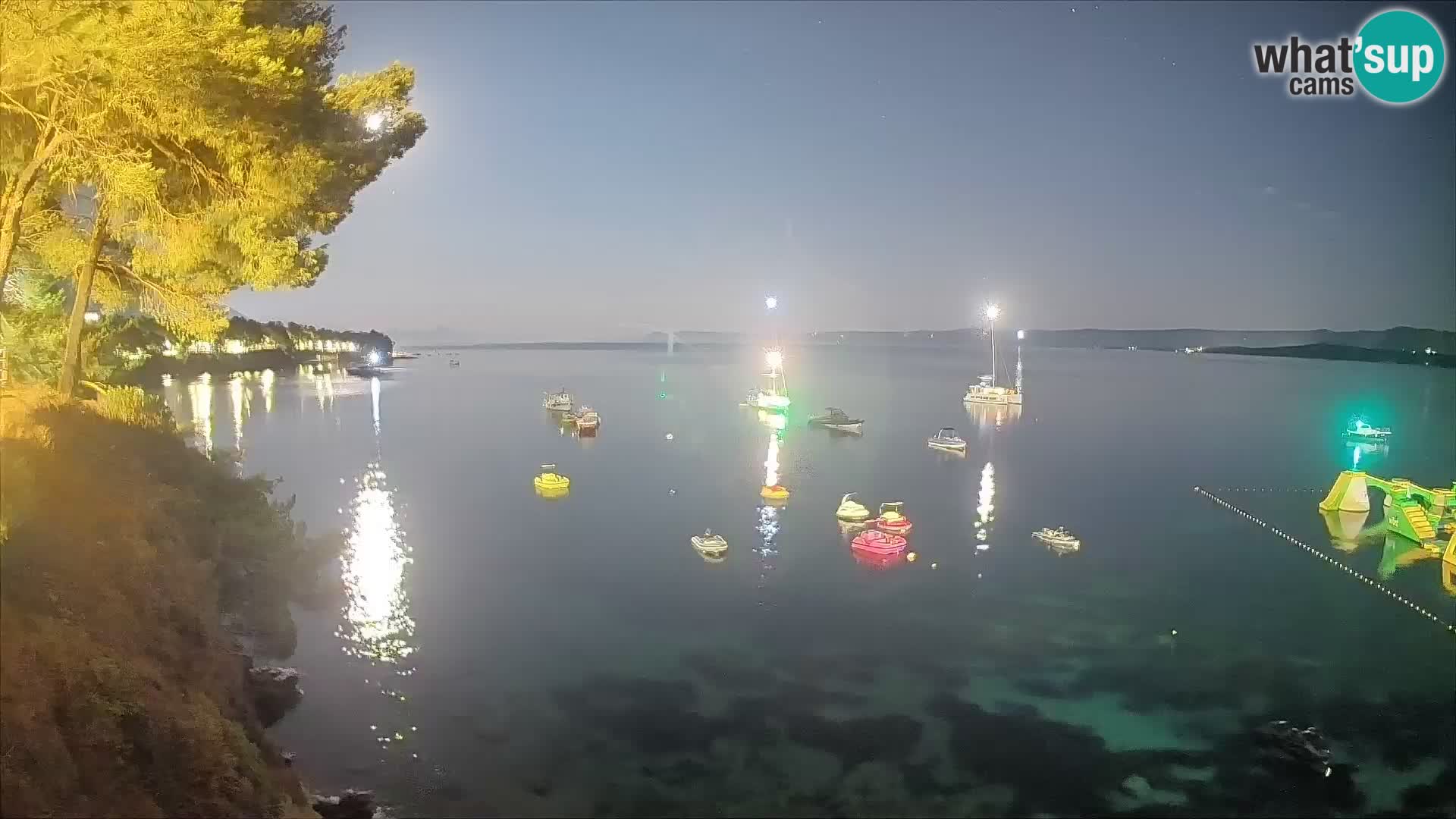 Webcam Potočine Beach Bol – Live View of Borak Beach, Brač Island