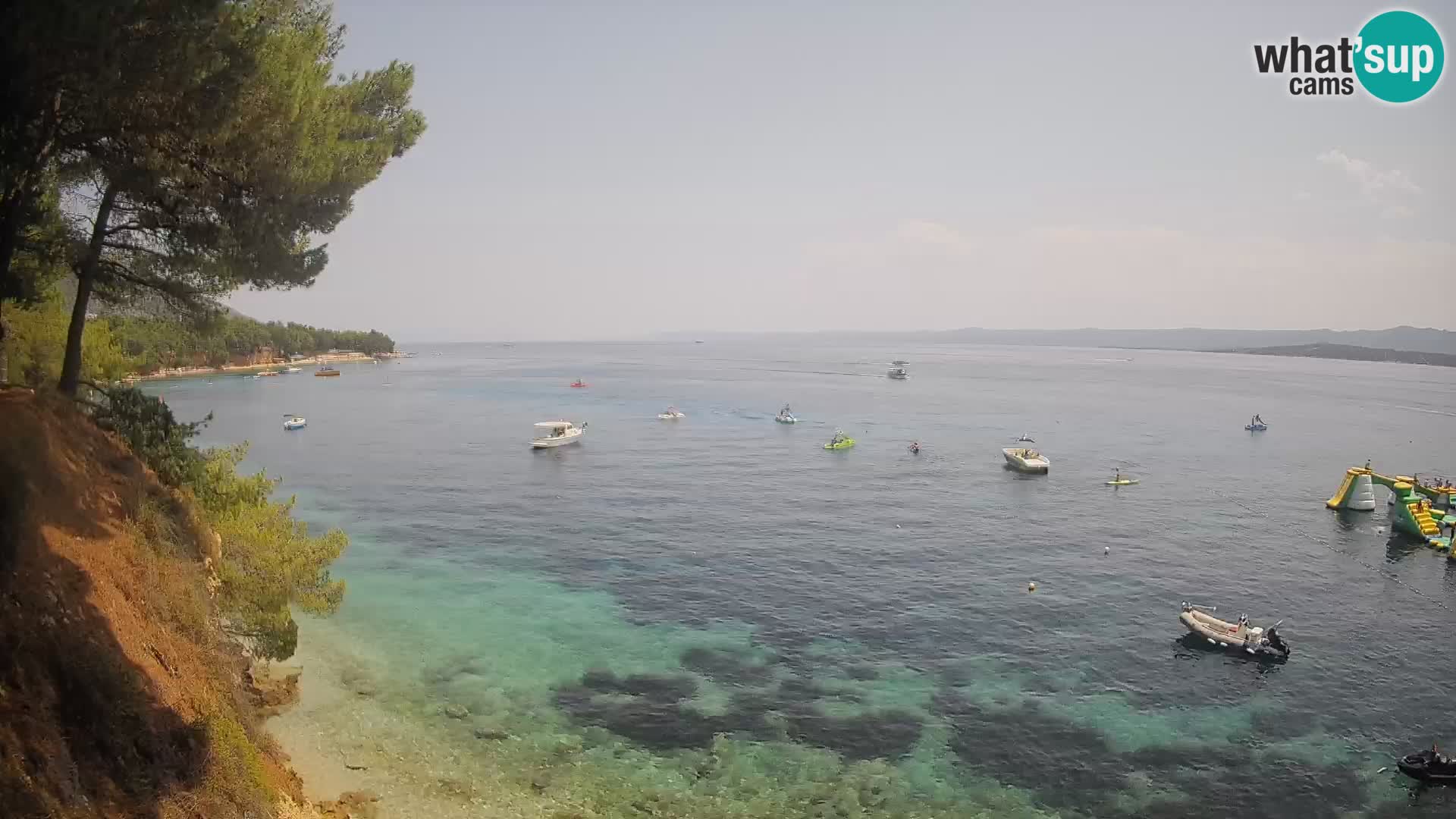 Webcam Playa Potočine Bol – Vista en vivo de Borak Beach, Isla de Brač