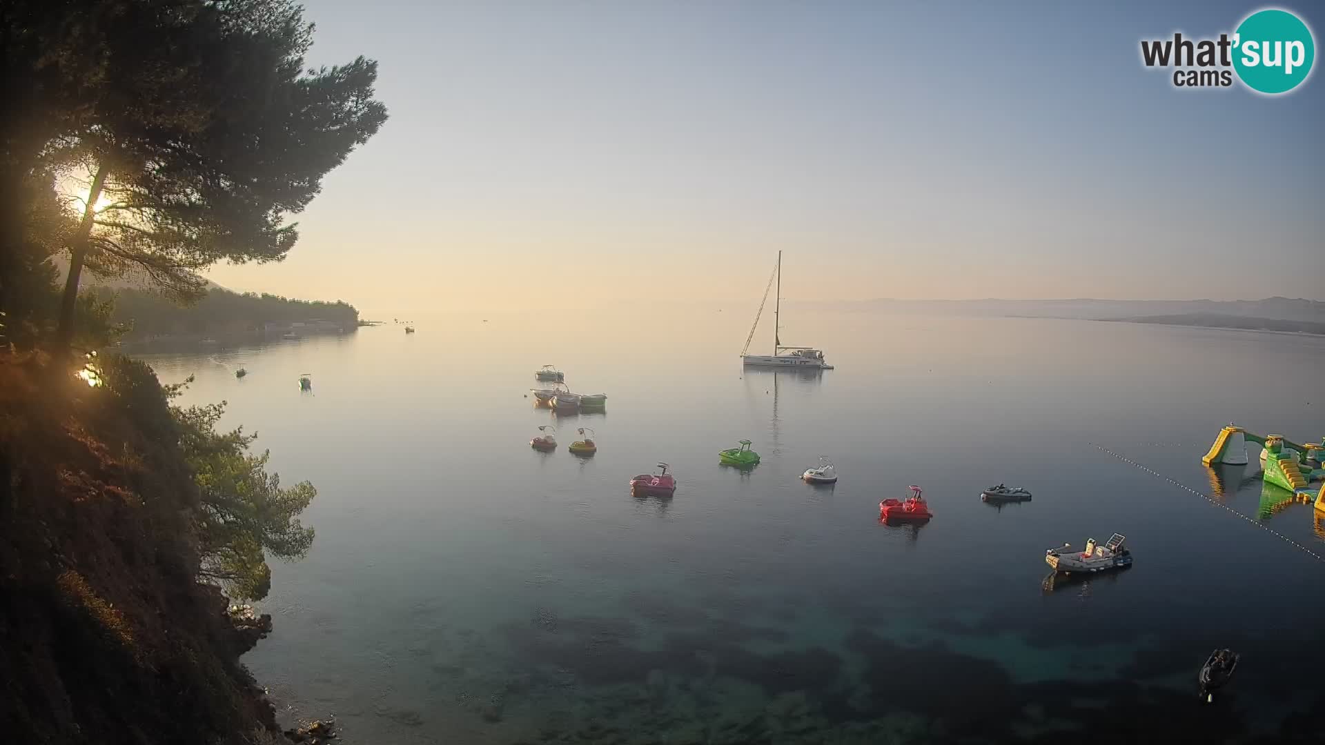 Webcam Strand Potočine Bol – Liveblick auf Borak Beach, Insel Brač