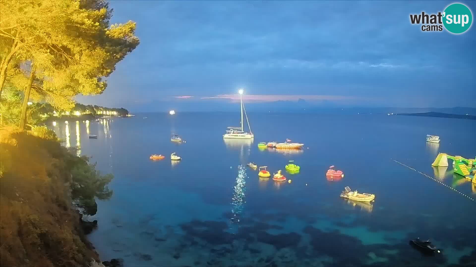 Webcam Strand Potočine Bol – Liveblick auf Borak Beach, Insel Brač