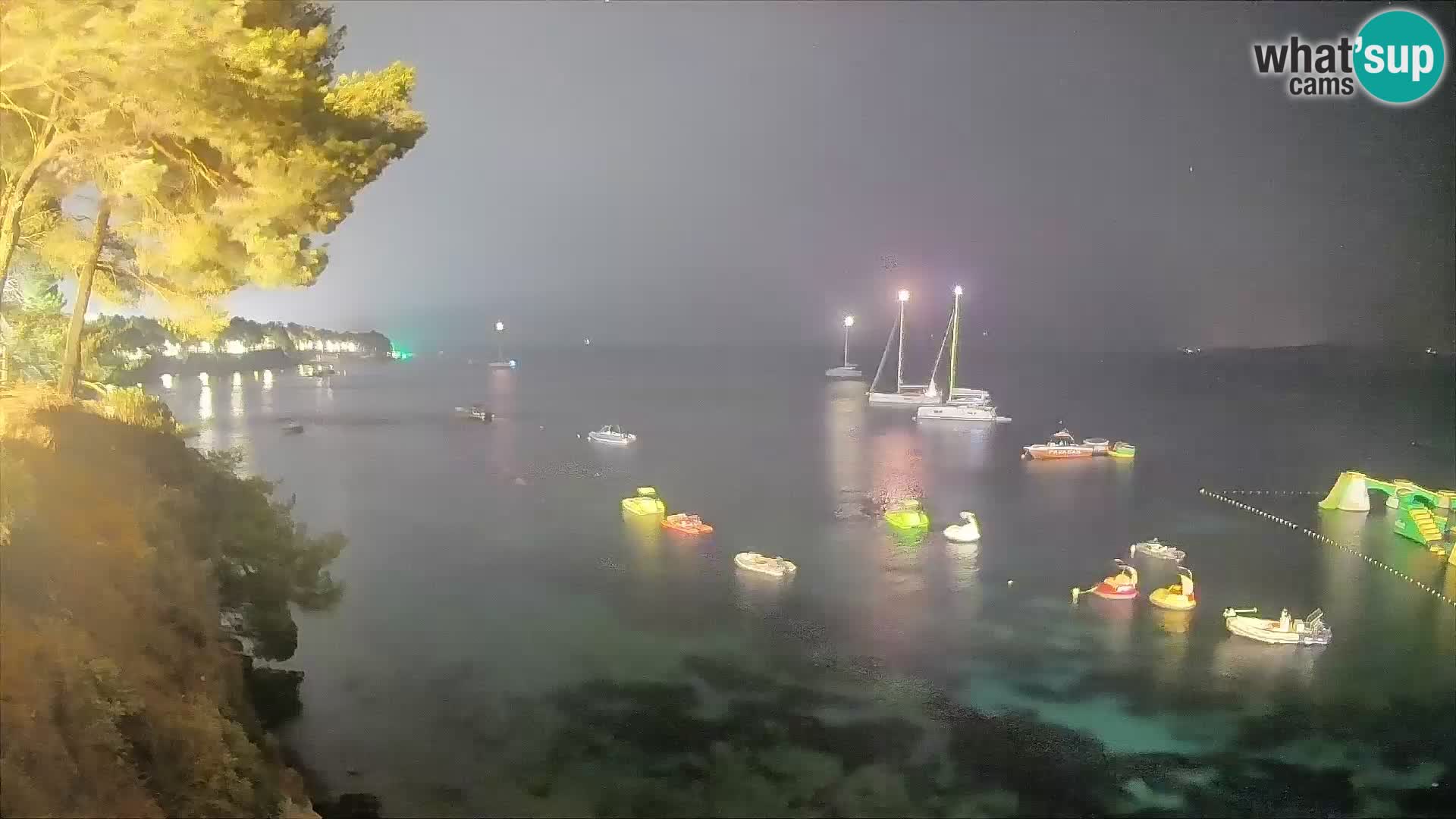 Webcam plage Potočine Bol – Vue en direct sur Borak Beach, île de Brač