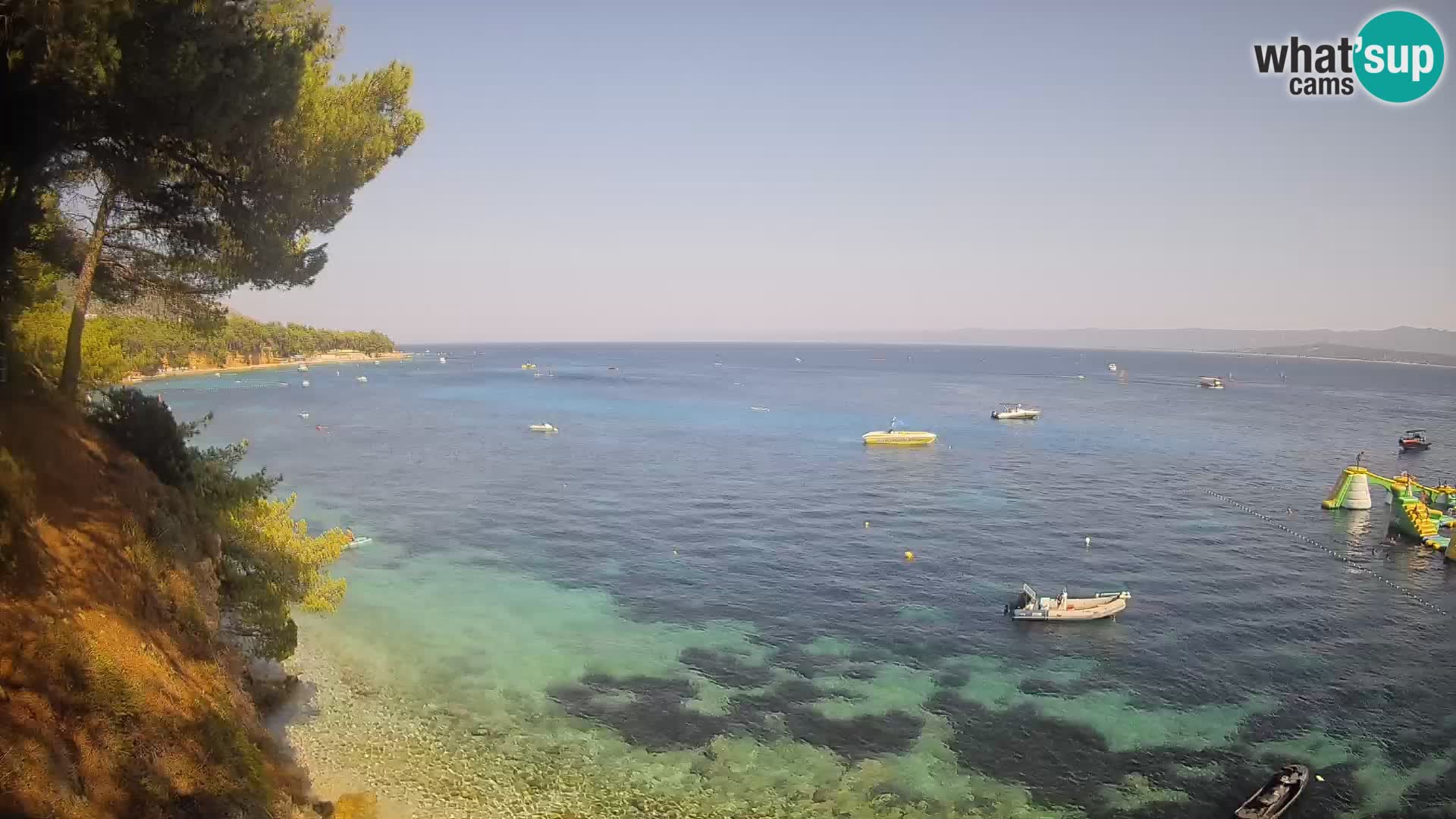 Webcam plage Potočine Bol – Vue en direct sur Borak Beach, île de Brač