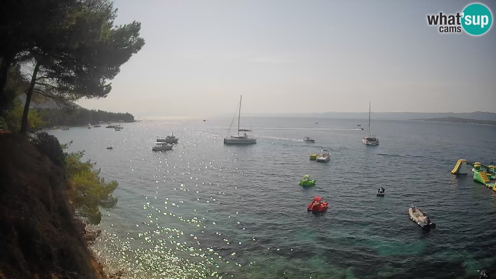 Webcam Strand Potočine Bol – Liveblick auf Borak Beach, Insel Brač