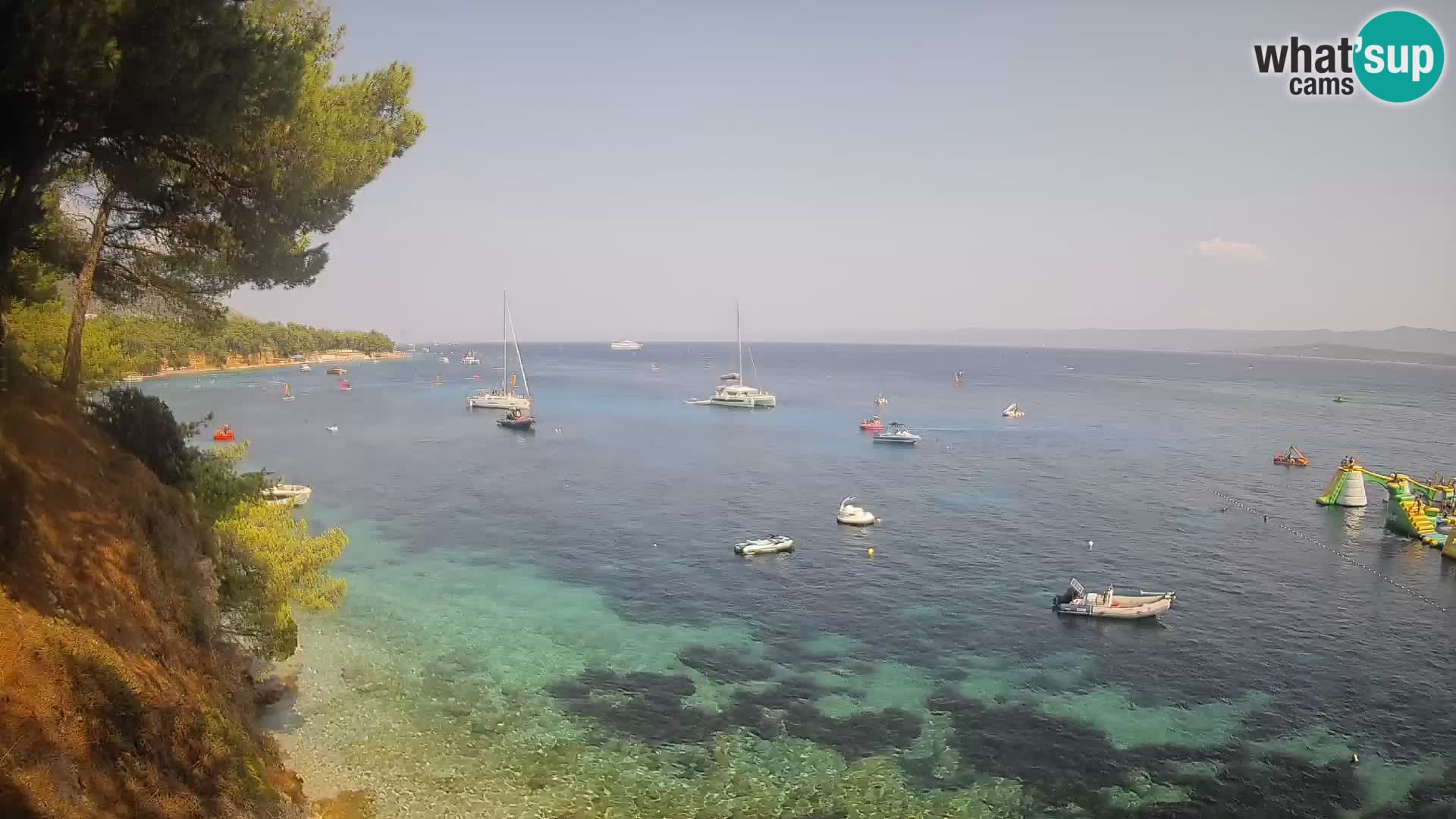 Webcam Strand Potočine Bol – Liveblick auf Borak Beach, Insel Brač