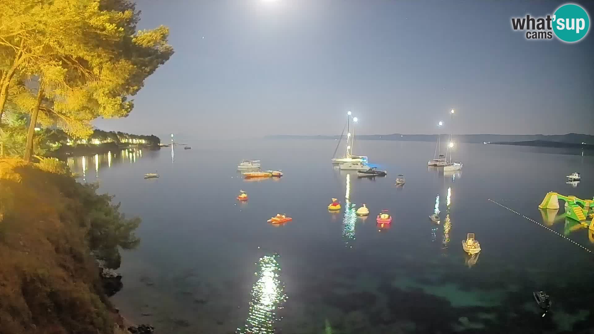 Webcam plage Potočine Bol – Vue en direct sur Borak Beach, île de Brač