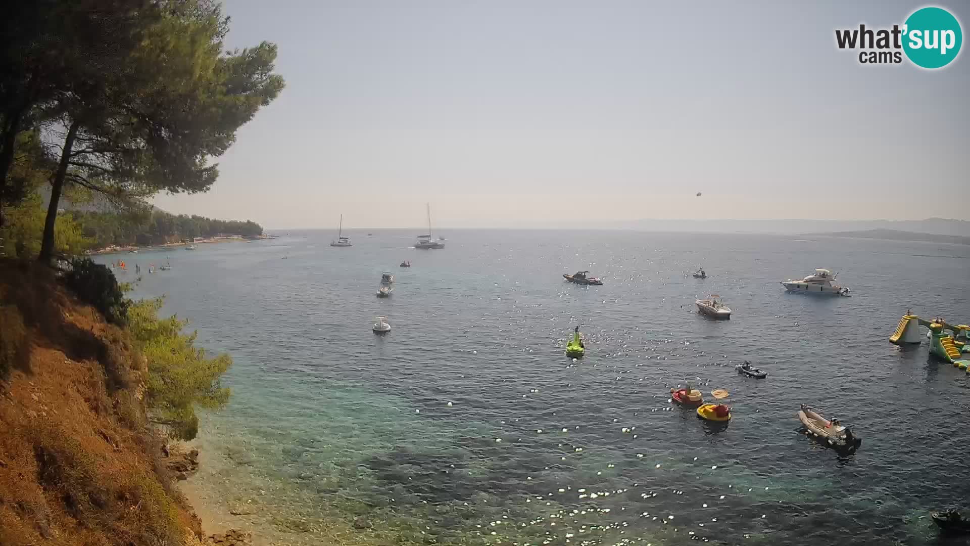 Webcam Potočine Beach Bol – Live View of Borak Beach, Brač Island