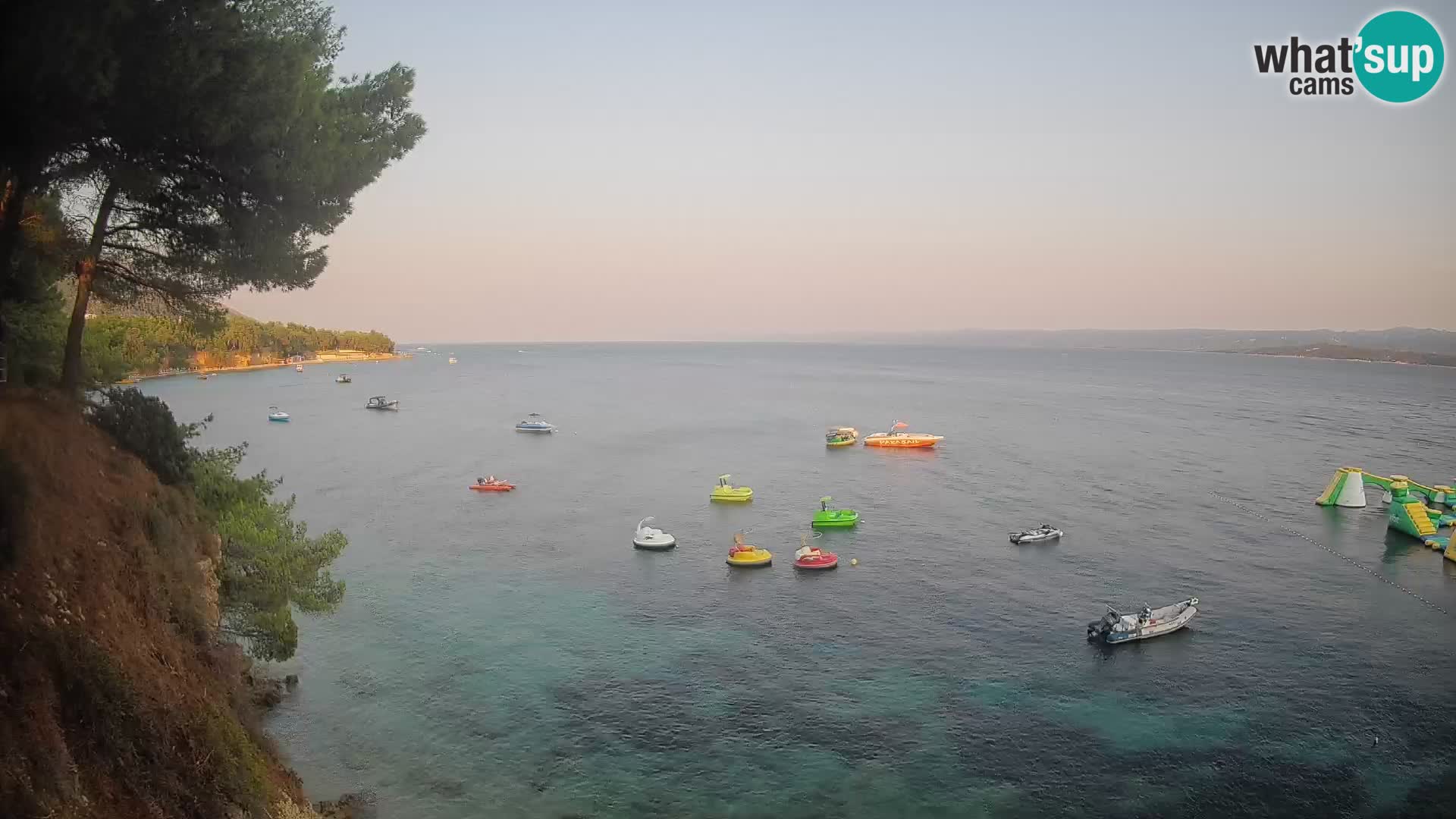 Webcam Playa Potočine Bol – Vista en vivo de Borak Beach, Isla de Brač