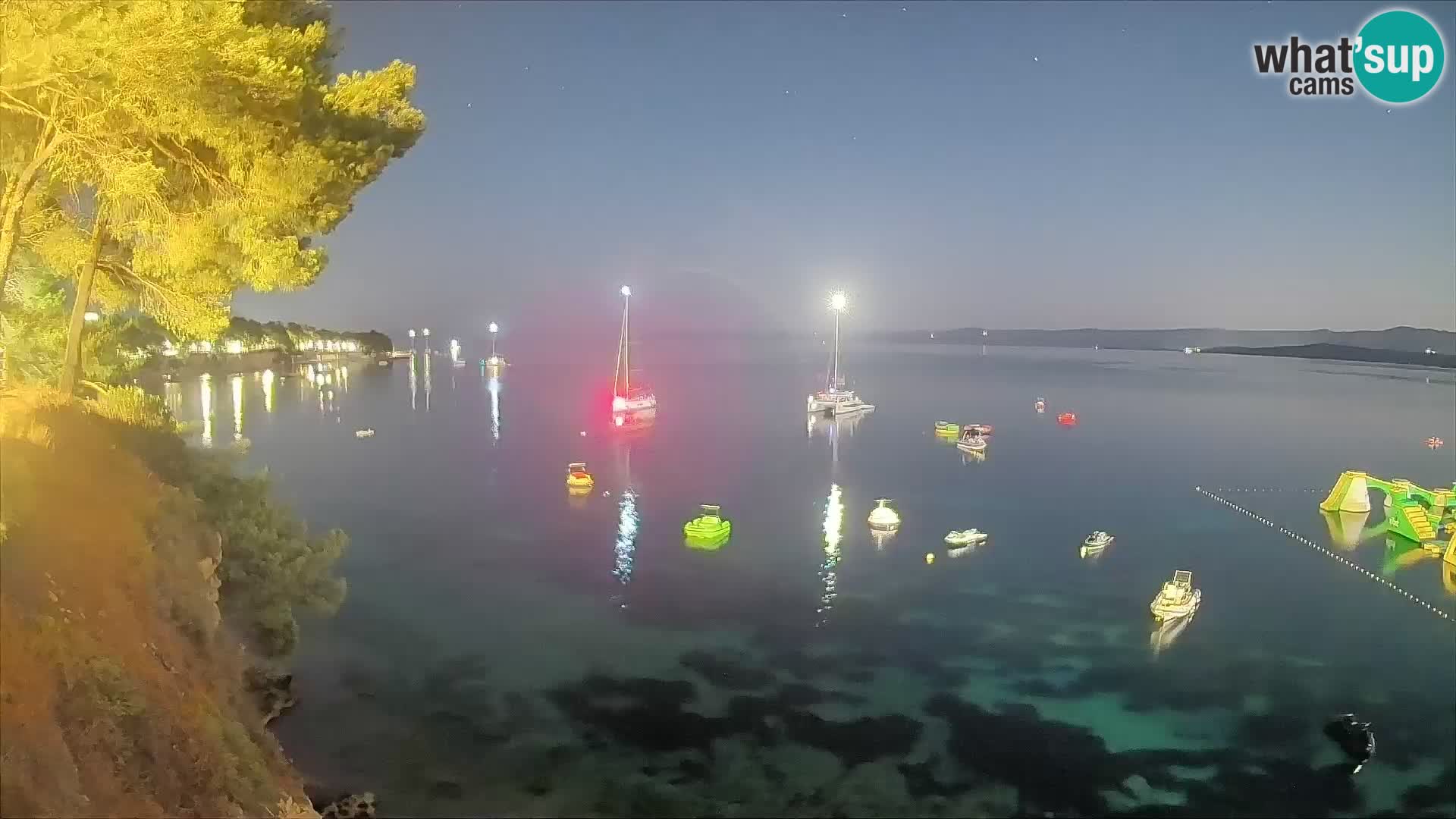 Webcam Potočine Beach Bol – Live View of Borak Beach, Brač Island