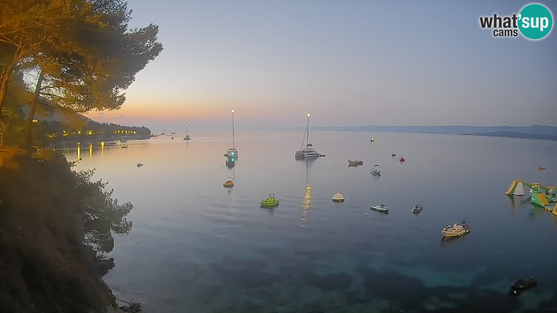 Webcam plage Potočine Bol – Vue en direct sur Borak Beach, île de Brač