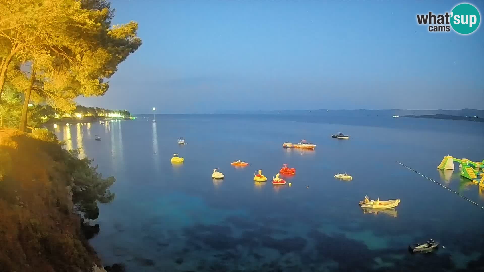 Webcam Potočine Beach Bol – Live View of Borak Beach, Brač Island