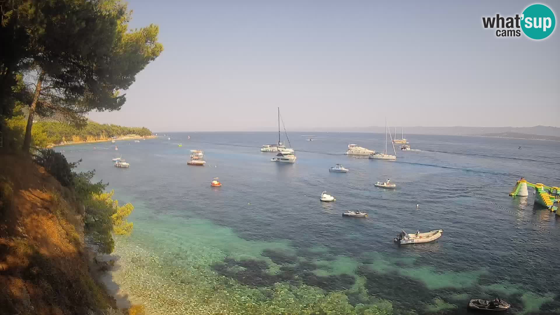 Webcam Strand Potočine Bol – Liveblick auf Borak Beach, Insel Brač