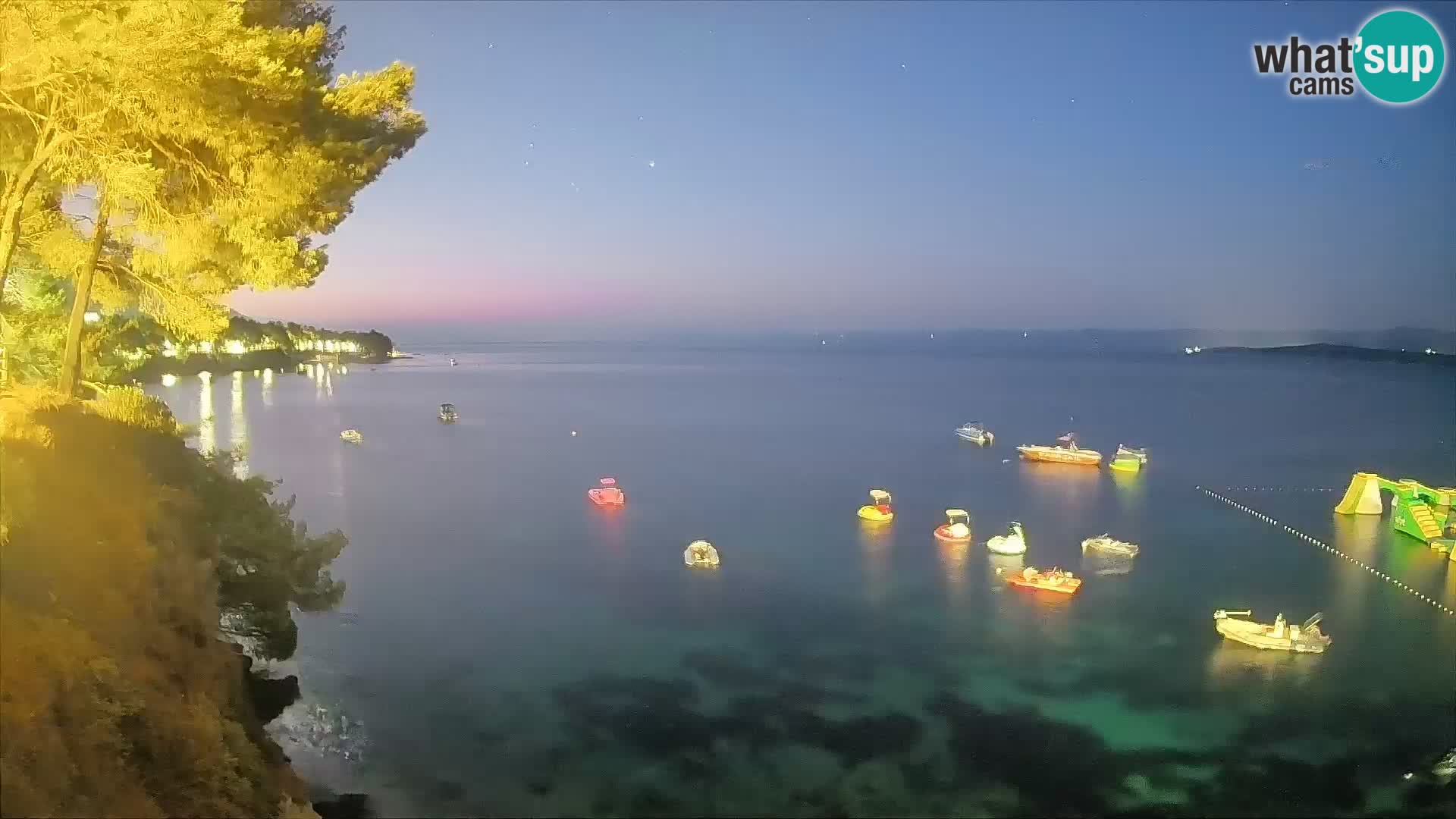 Webcam Playa Potočine Bol – Vista en vivo de Borak Beach, Isla de Brač