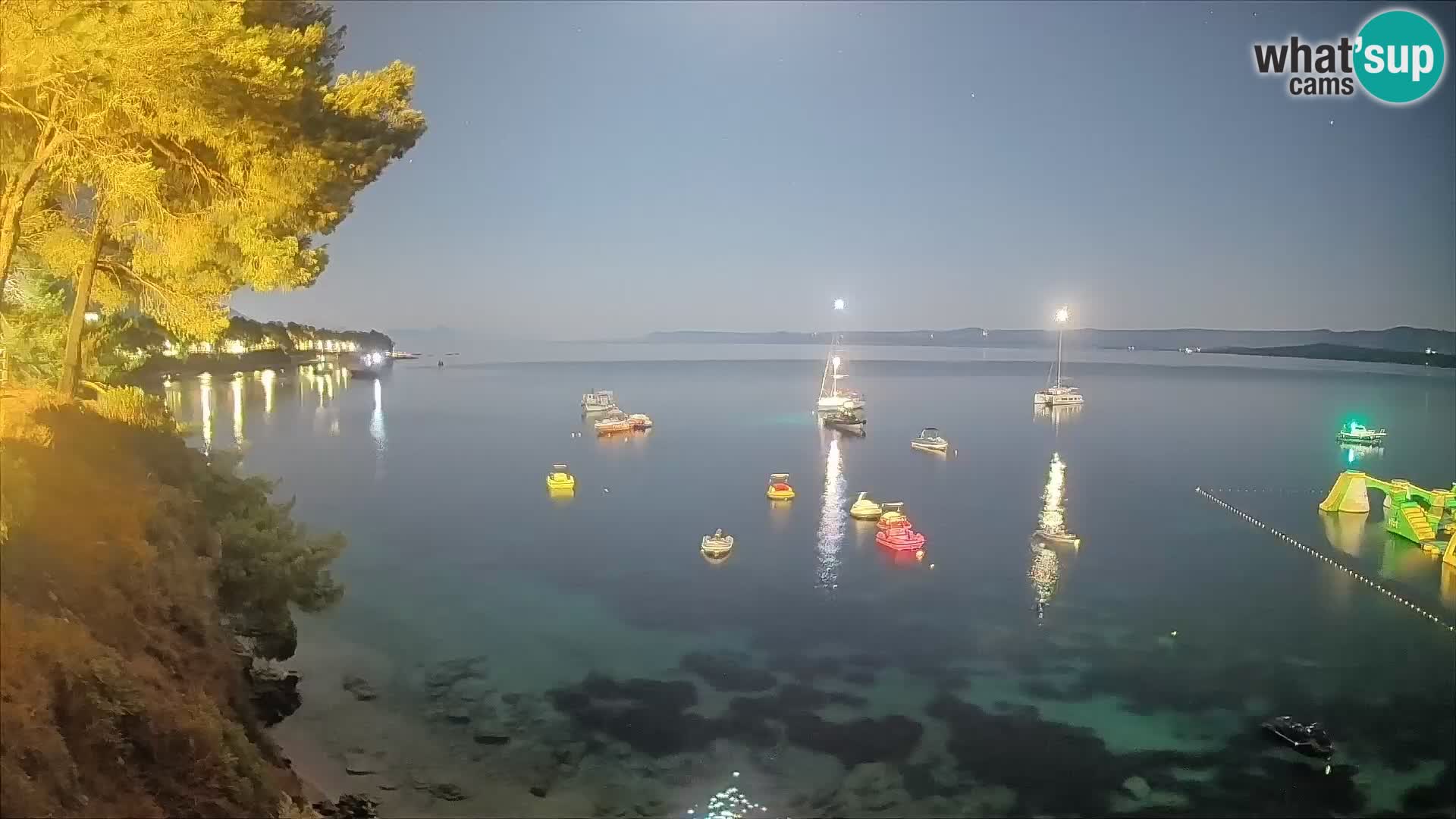 Webcam Strand Potočine Bol – Liveblick auf Borak Beach, Insel Brač
