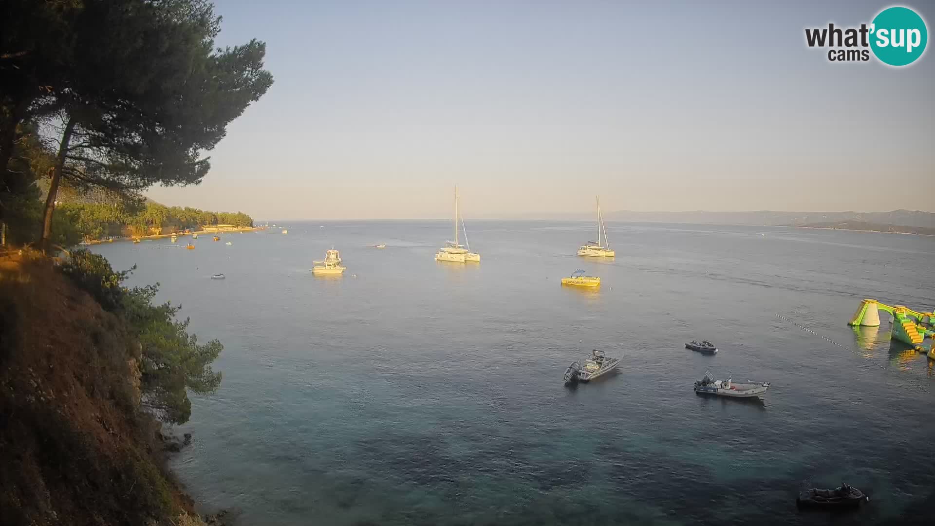Webcam Potočine Beach Bol – Live View of Borak Beach, Brač Island