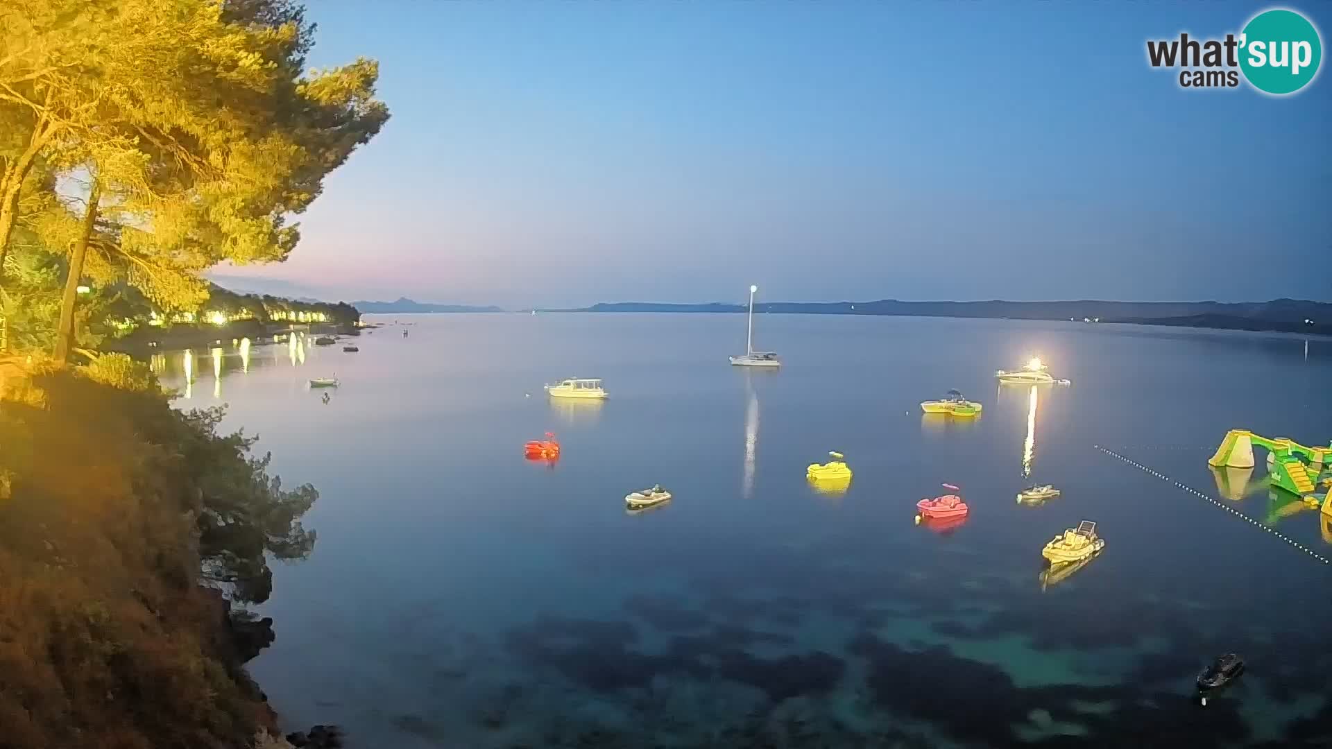 Webcam Potočine Beach Bol – Live View of Borak Beach, Brač Island