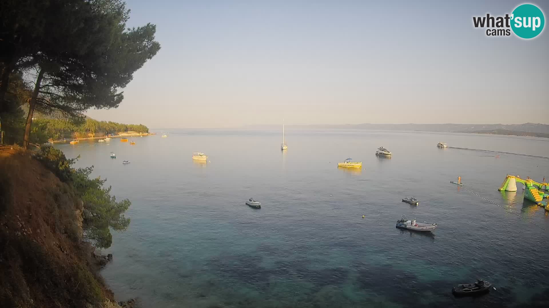 Webcam Potočine Beach Bol – Live View of Borak Beach, Brač Island