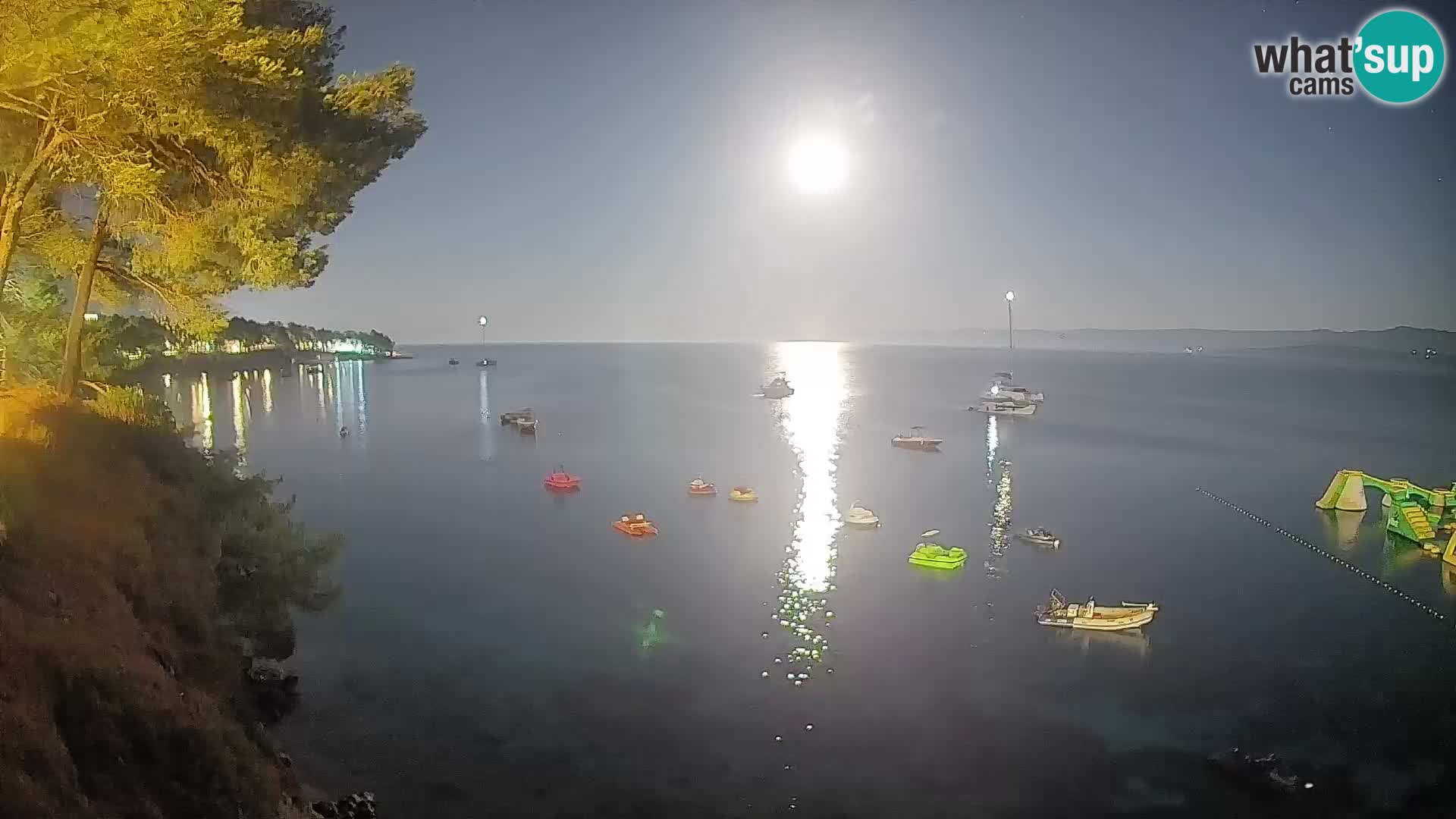 Webcam plage Potočine Bol – Vue en direct sur Borak Beach, île de Brač