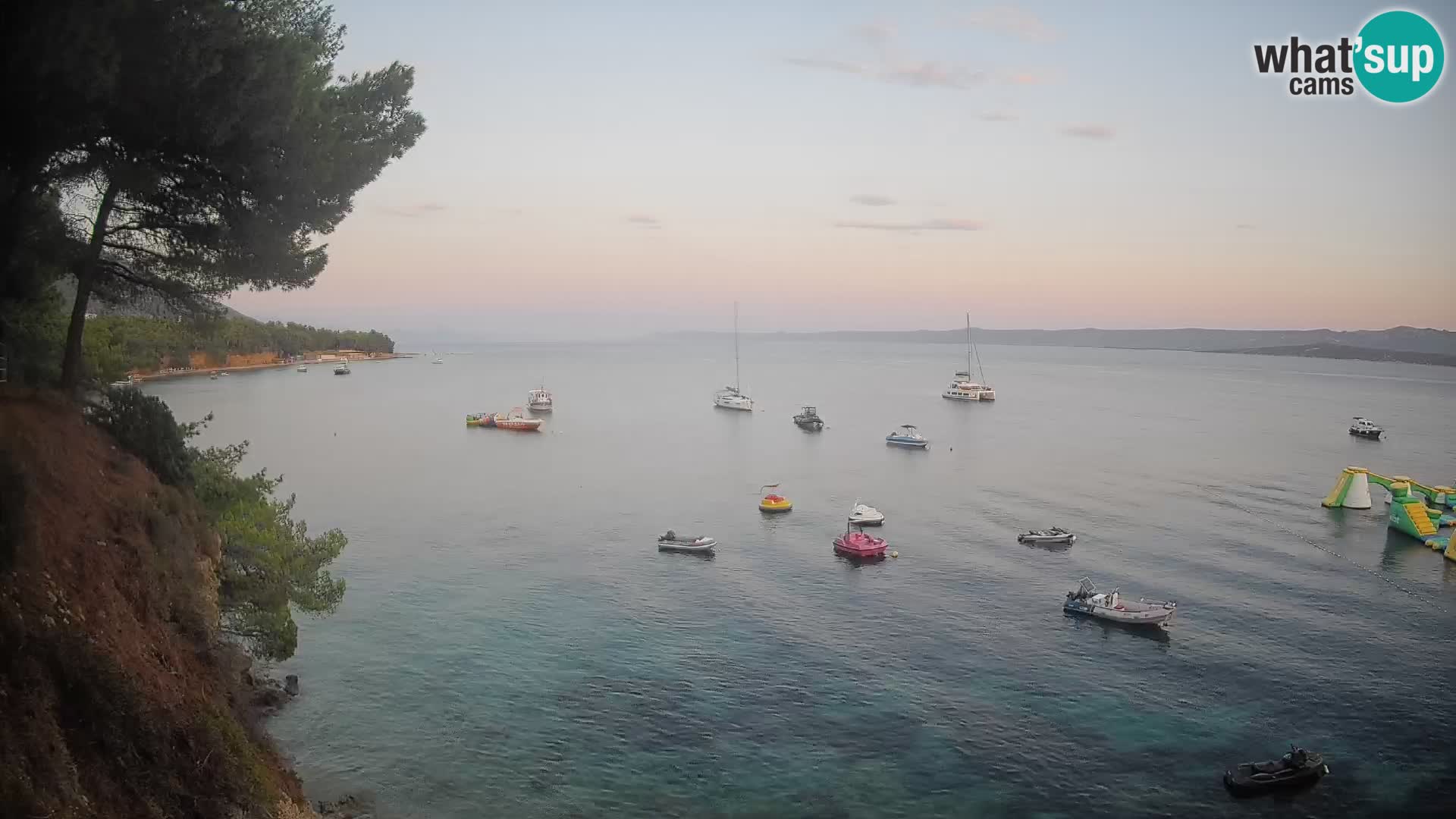 Webcam plage Potočine Bol – Vue en direct sur Borak Beach, île de Brač