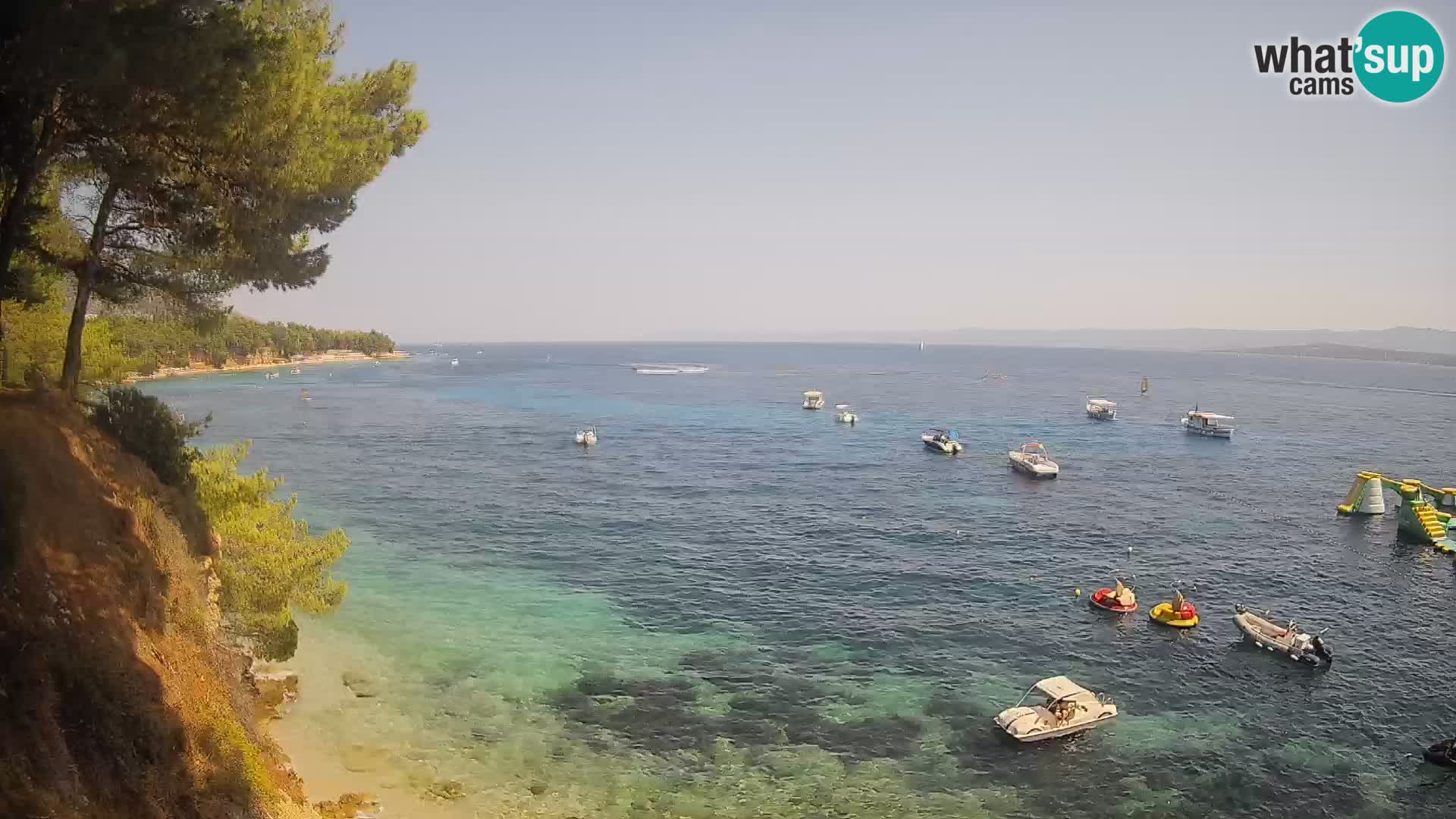 Webcam Strand Potočine Bol – Liveblick auf Borak Beach, Insel Brač