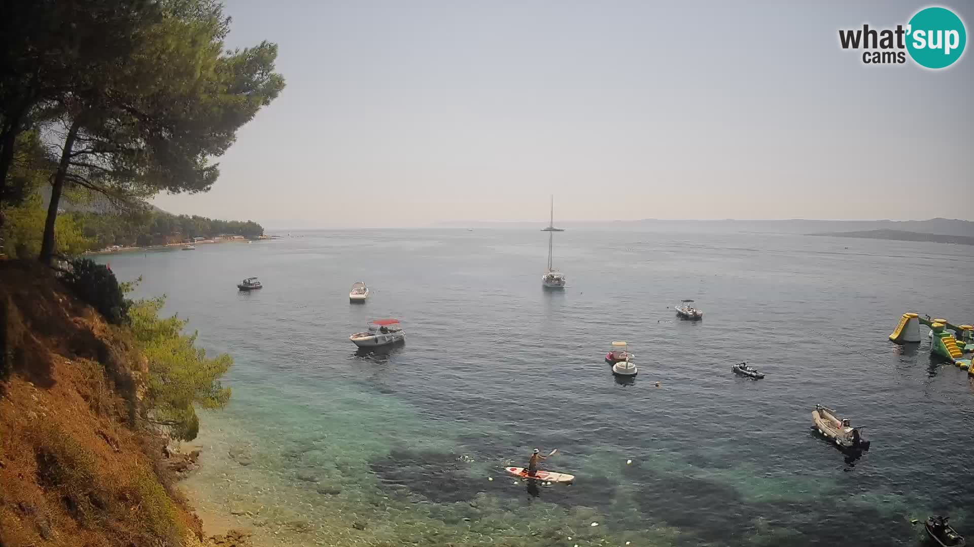 Webcam Playa Potočine Bol – Vista en vivo de Borak Beach, Isla de Brač