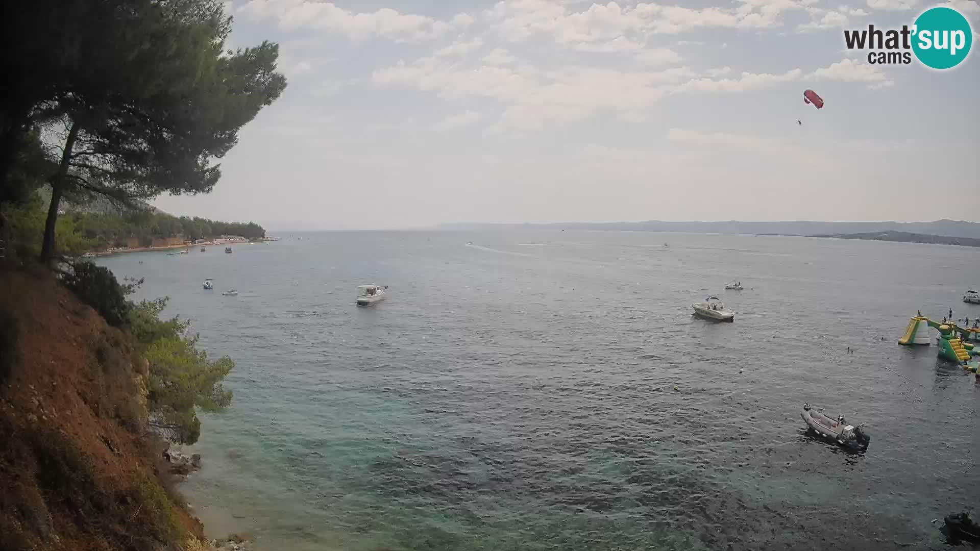 Webcam Potočine Beach Bol – Live View of Borak Beach, Brač Island