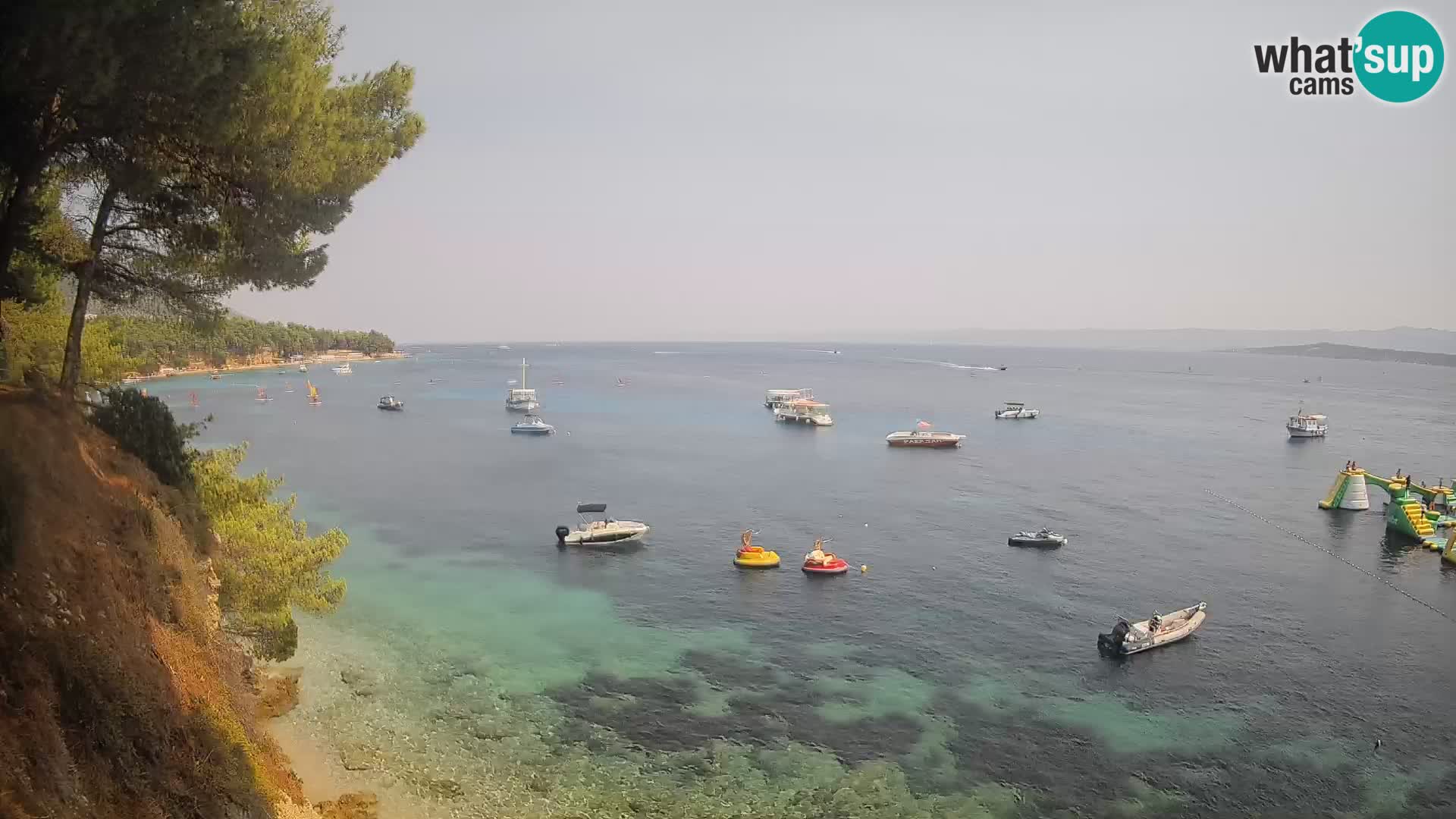 Webcam Potočine Beach Bol – Live View of Borak Beach, Brač Island
